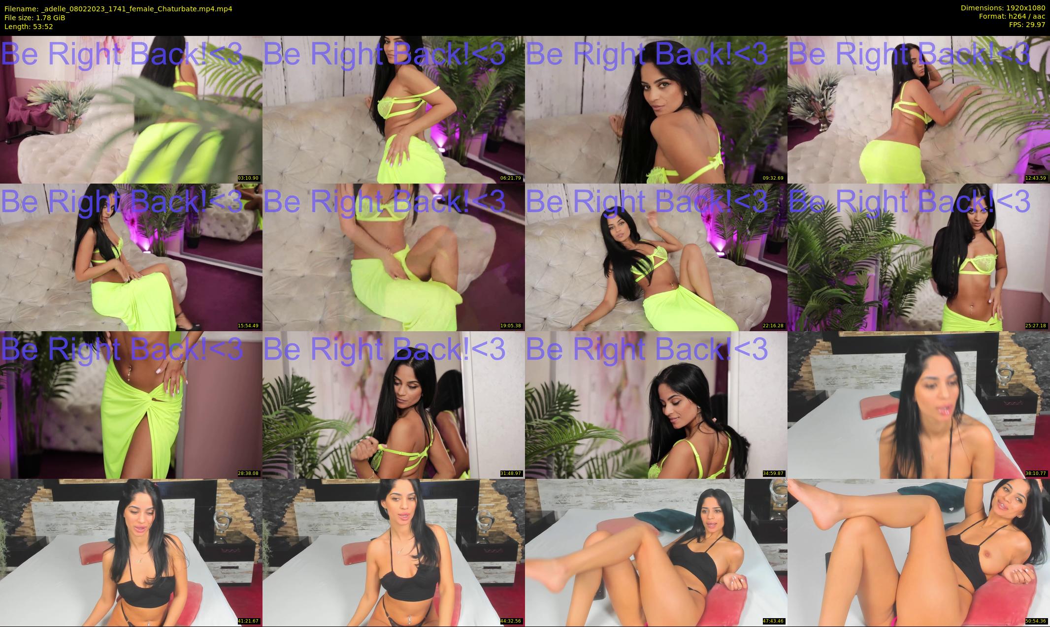 _adelle — 54 minute Chaturbate female cam show recording, 1080p, Feb 8, 2023