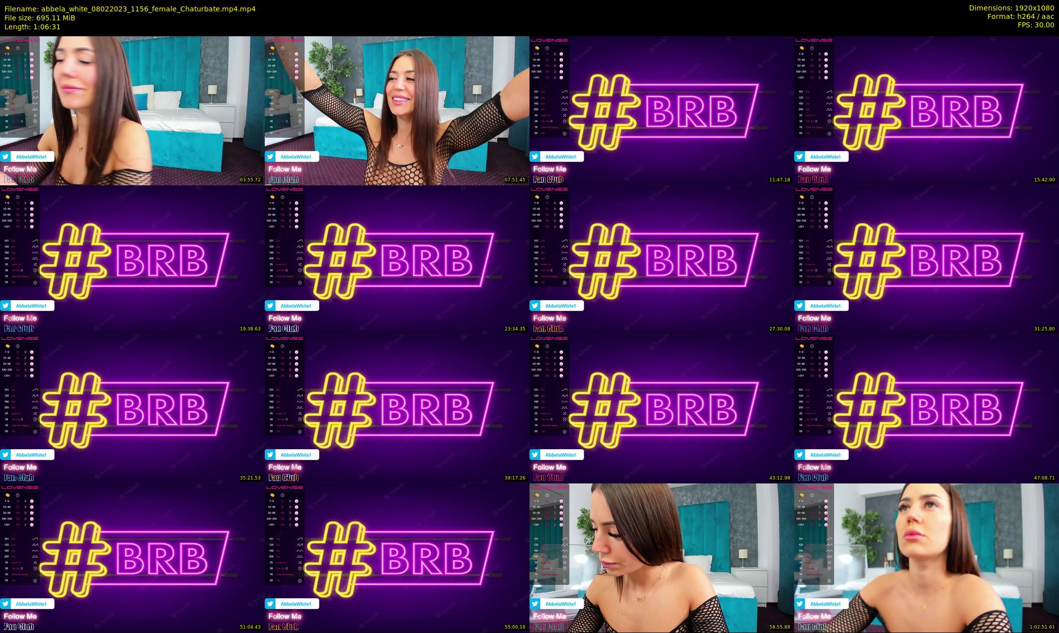abbela_white — 67 minute Chaturbate female cam show recording, 1080p, Feb 8, 2023