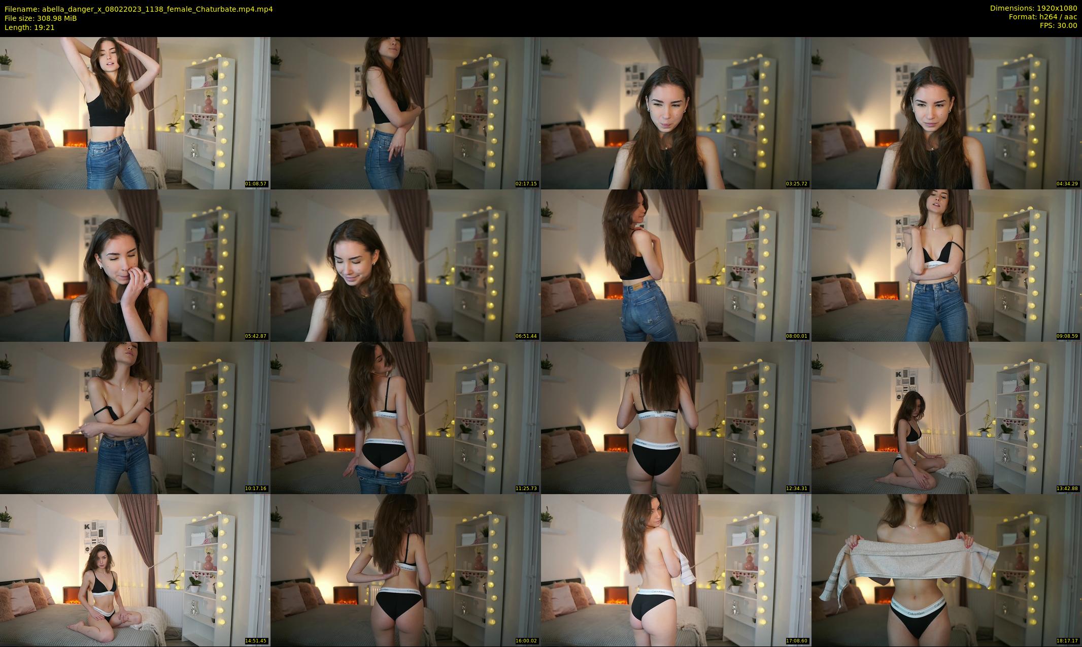 abella_danger_x — 20 minute Chaturbate female cam show recording, 1080p, Feb 8, 2023