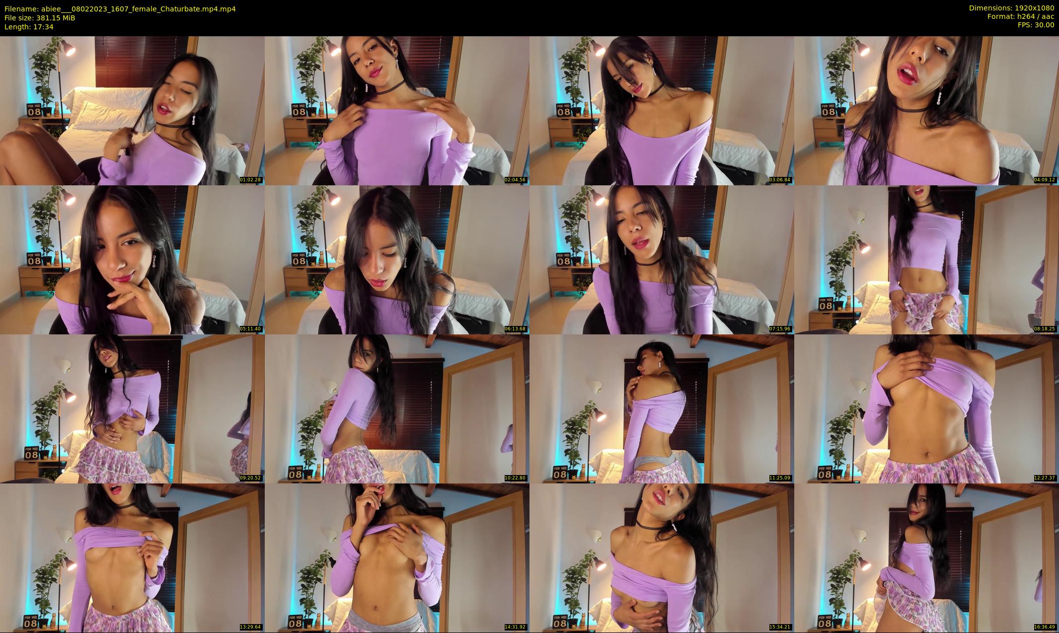 abiee__ — 18 minute Chaturbate female cam show recording, 1080p, Feb 8, 2023