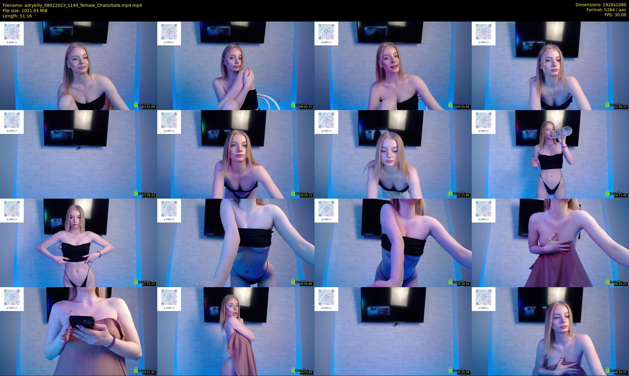 adrykilly — 52 minute Chaturbate female cam show recording, 1080p, Feb 8, 2023