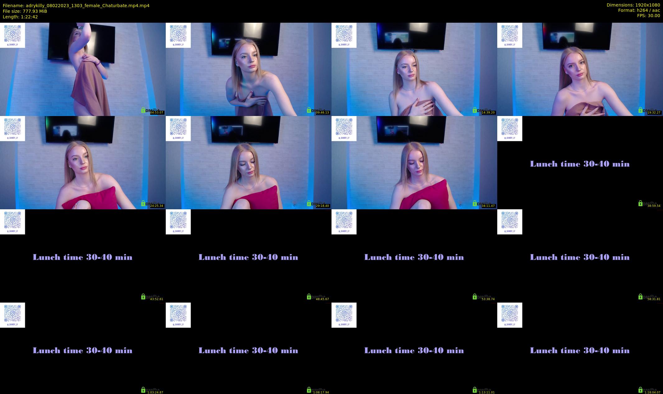 adrykilly — 83 minute Chaturbate female cam show recording, 1080p, Feb 8, 2023