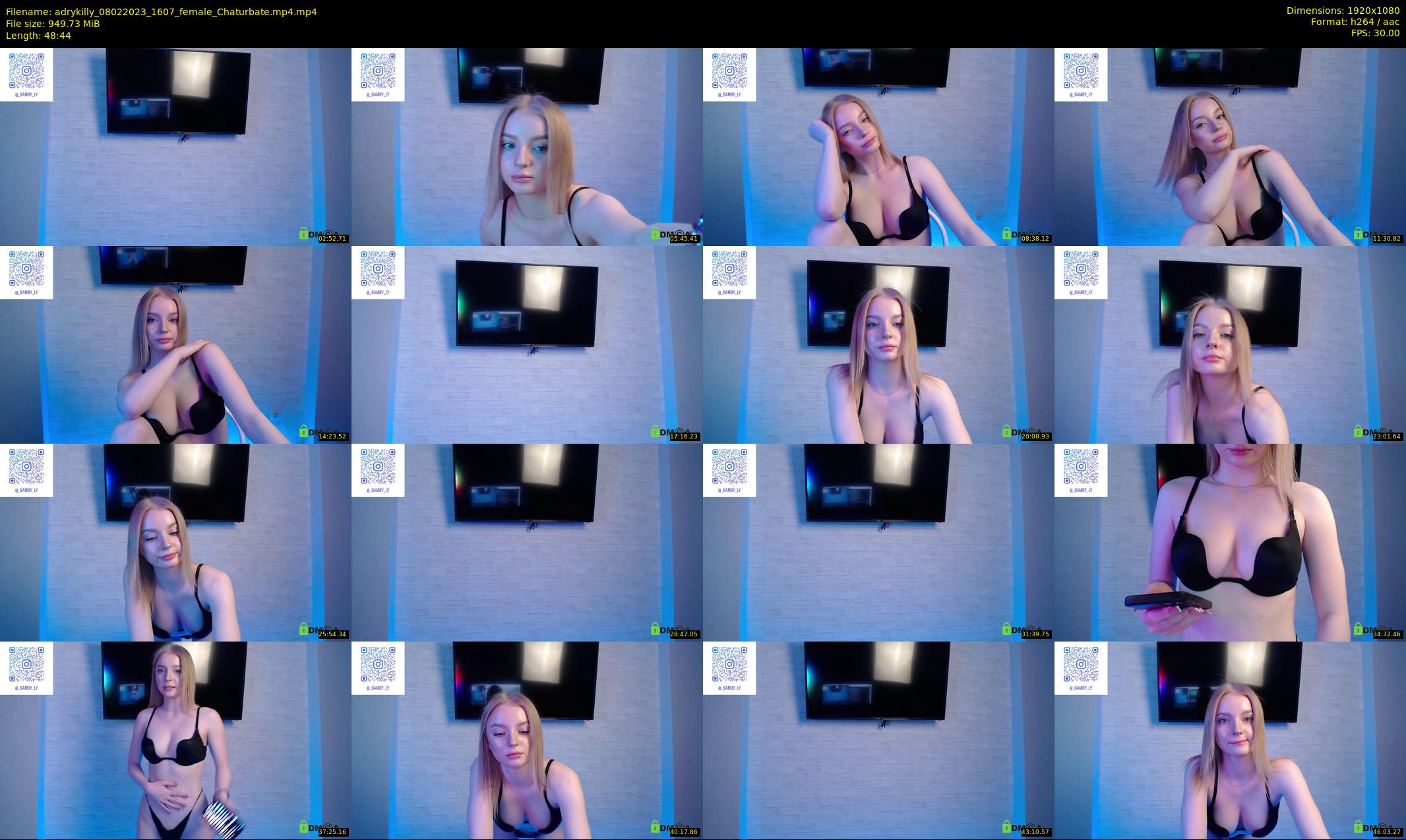 adrykilly — 49 minute Chaturbate female cam show recording, 1080p, Feb 8, 2023