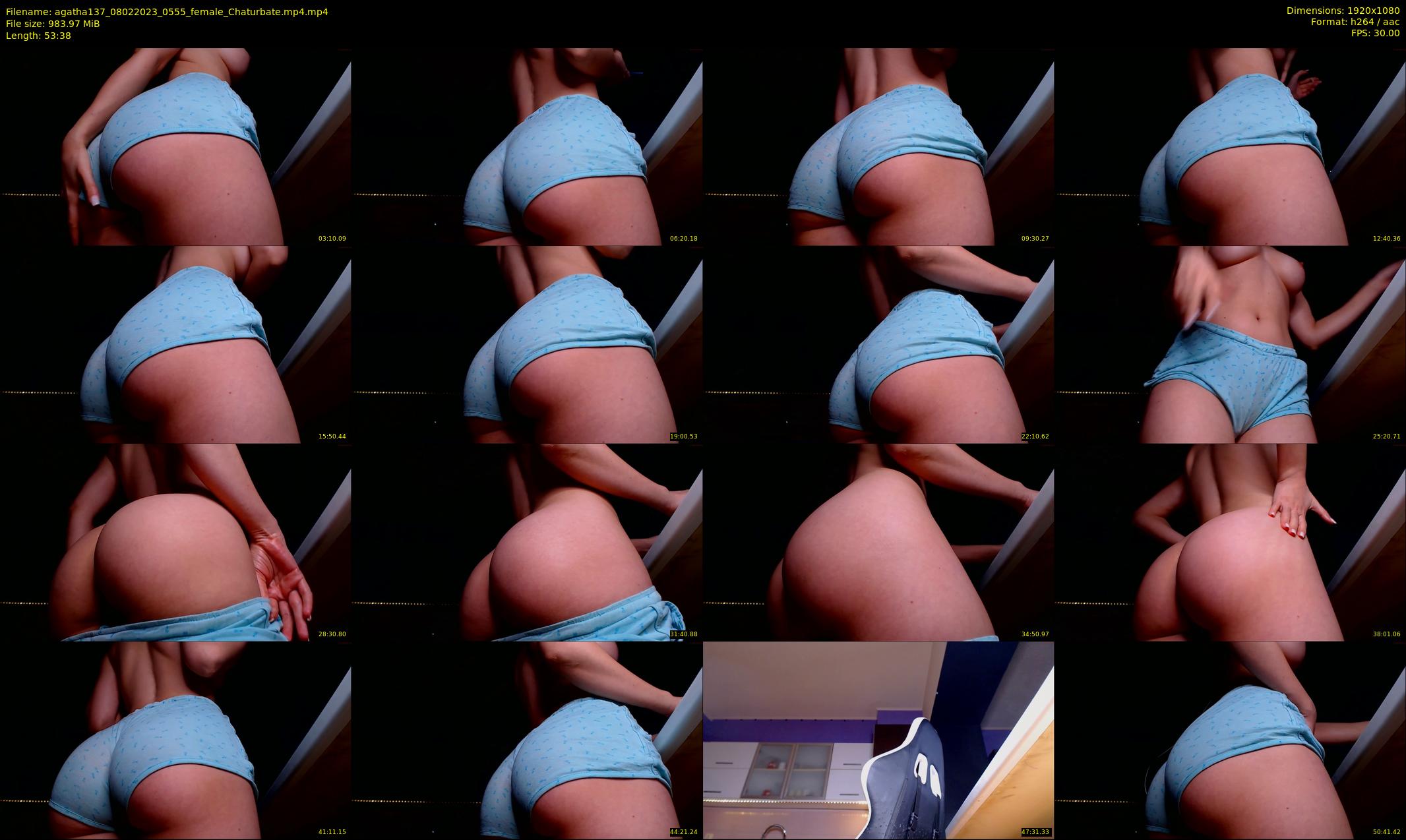 agatha137 — 54 minute Chaturbate female cam show recording, 1080p, Feb 8, 2023