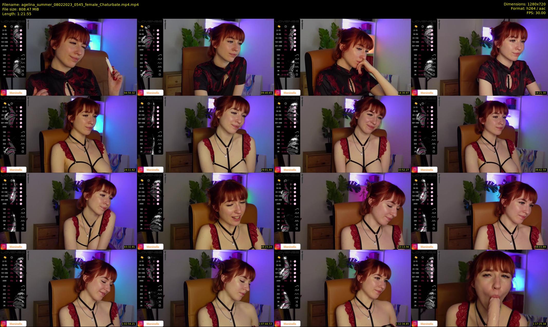 agelina_summer — 82 minute Chaturbate female cam show recording, 720p, Feb 8, 2023