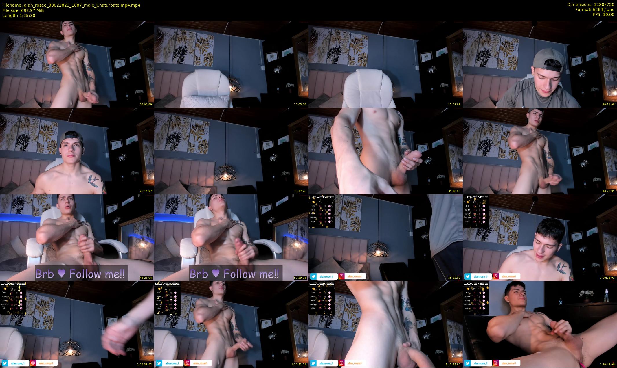 alan_rosee — 86 minute Chaturbate male cam show recording, 720p, Feb 8, 2023