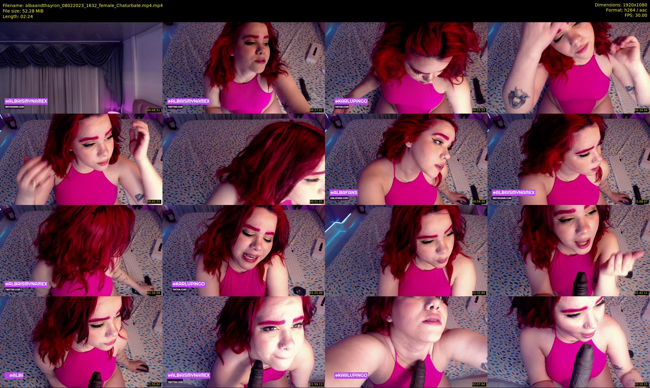 albaandthayron — 3 minute Chaturbate couple cam show recording, 1080p, Feb 8, 2023