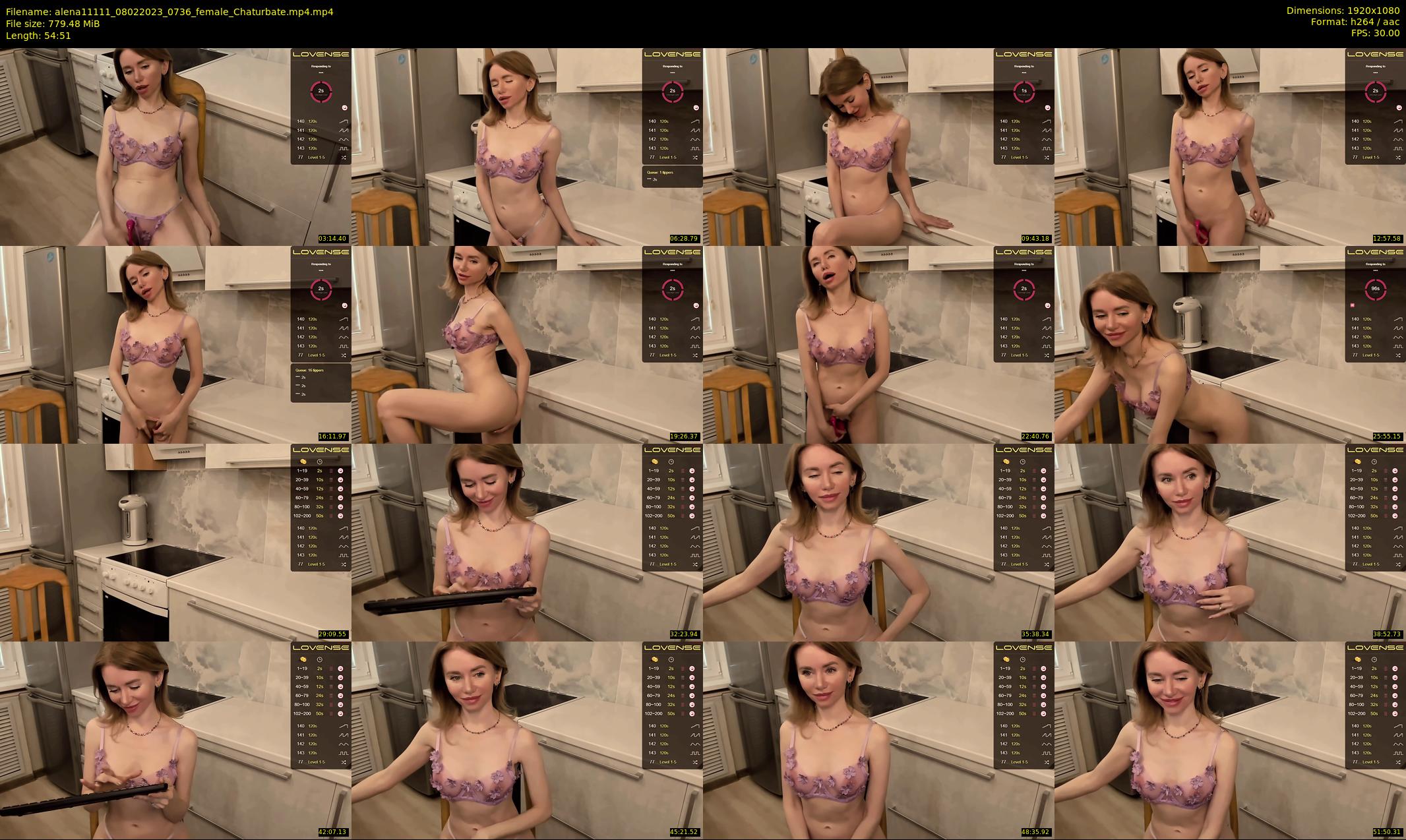 alena11111 — 55 minute Chaturbate female cam show recording, 1080p, Feb 8, 2023