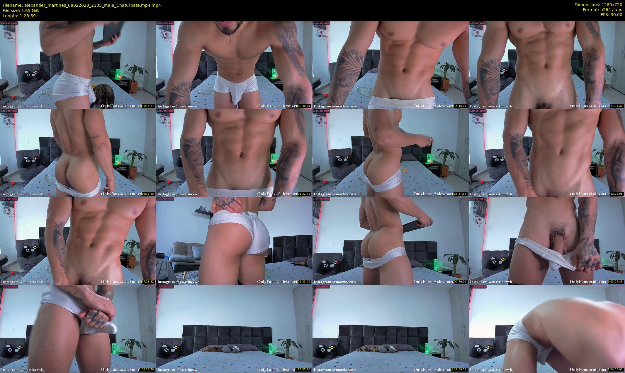 alexander_martines — 89 minute Chaturbate male cam show recording, 720p, Feb 8, 2023