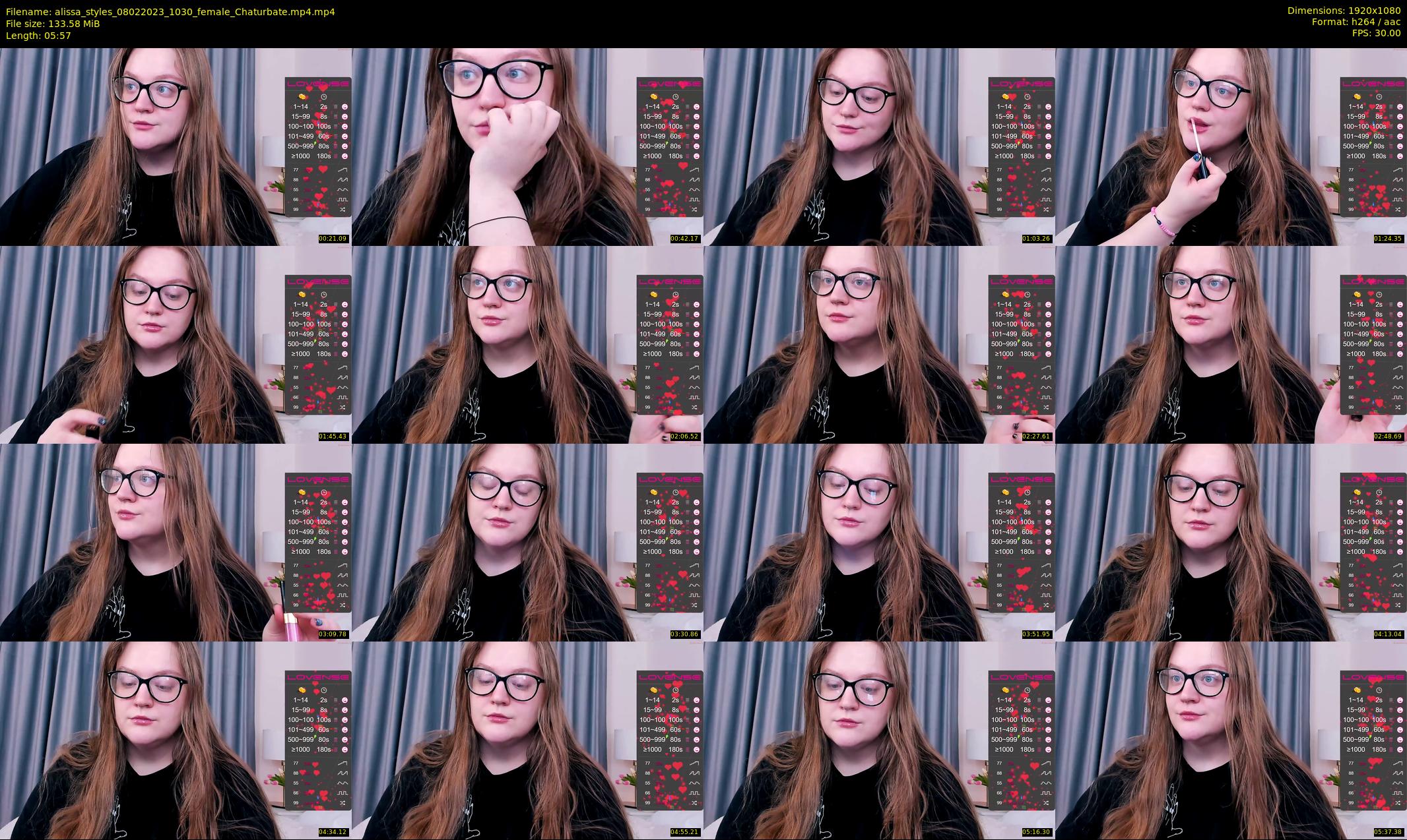 alissa_styles — 6 minute Chaturbate female cam show recording, 1080p, Feb 8, 2023