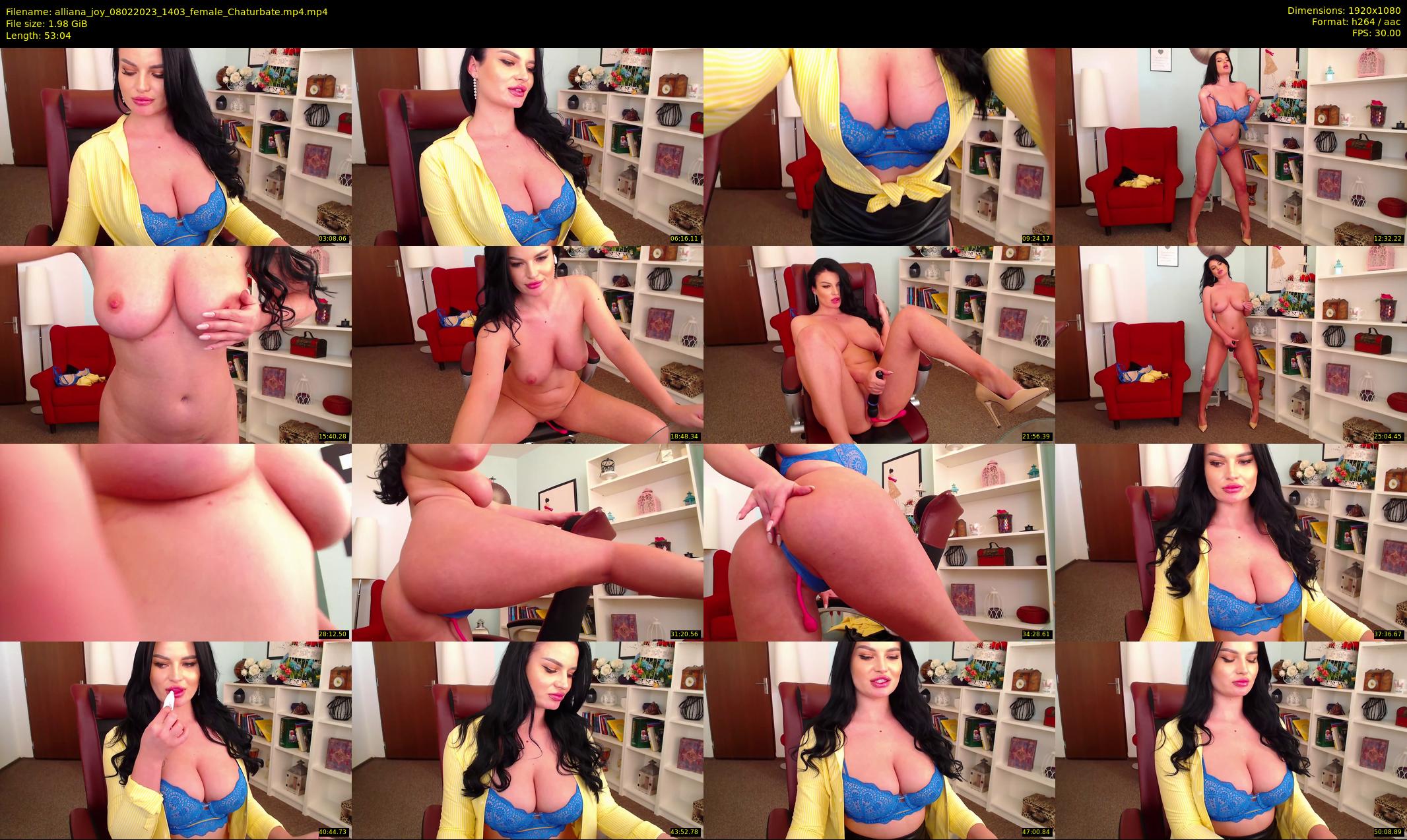 alliana_joy — 54 minute Chaturbate female cam show recording, 1080p, Feb 8, 2023