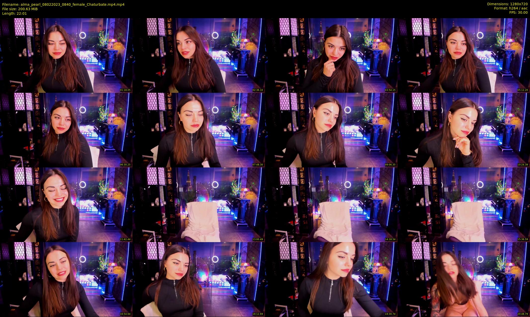 alma_pearl — 23 minute Chaturbate female cam show recording, 720p, Feb 8, 2023