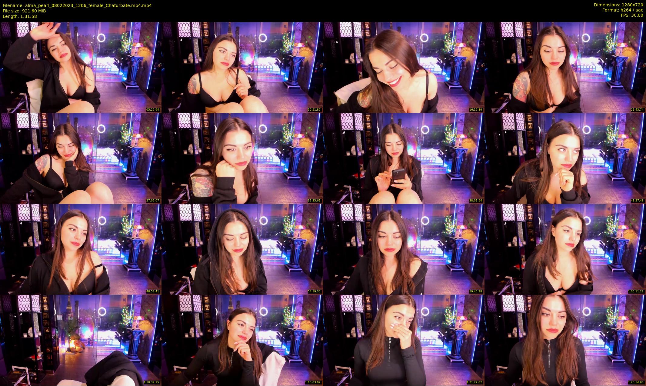 alma_pearl — 92 minute Chaturbate female cam show recording, 720p, Feb 8, 2023