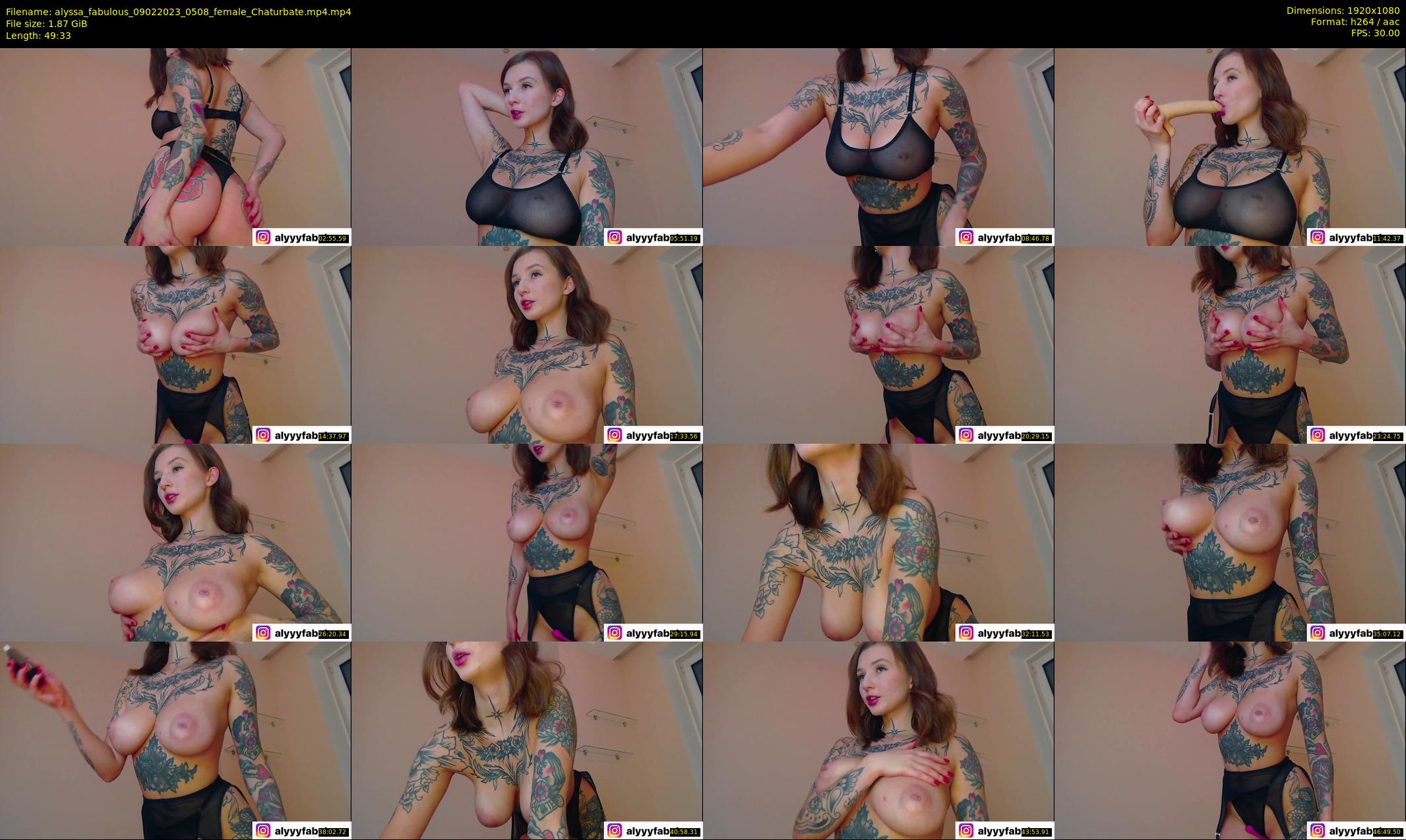 alyssa_fabulous — 50 minute Chaturbate female cam show recording, 1080p, Feb 9, 2023
