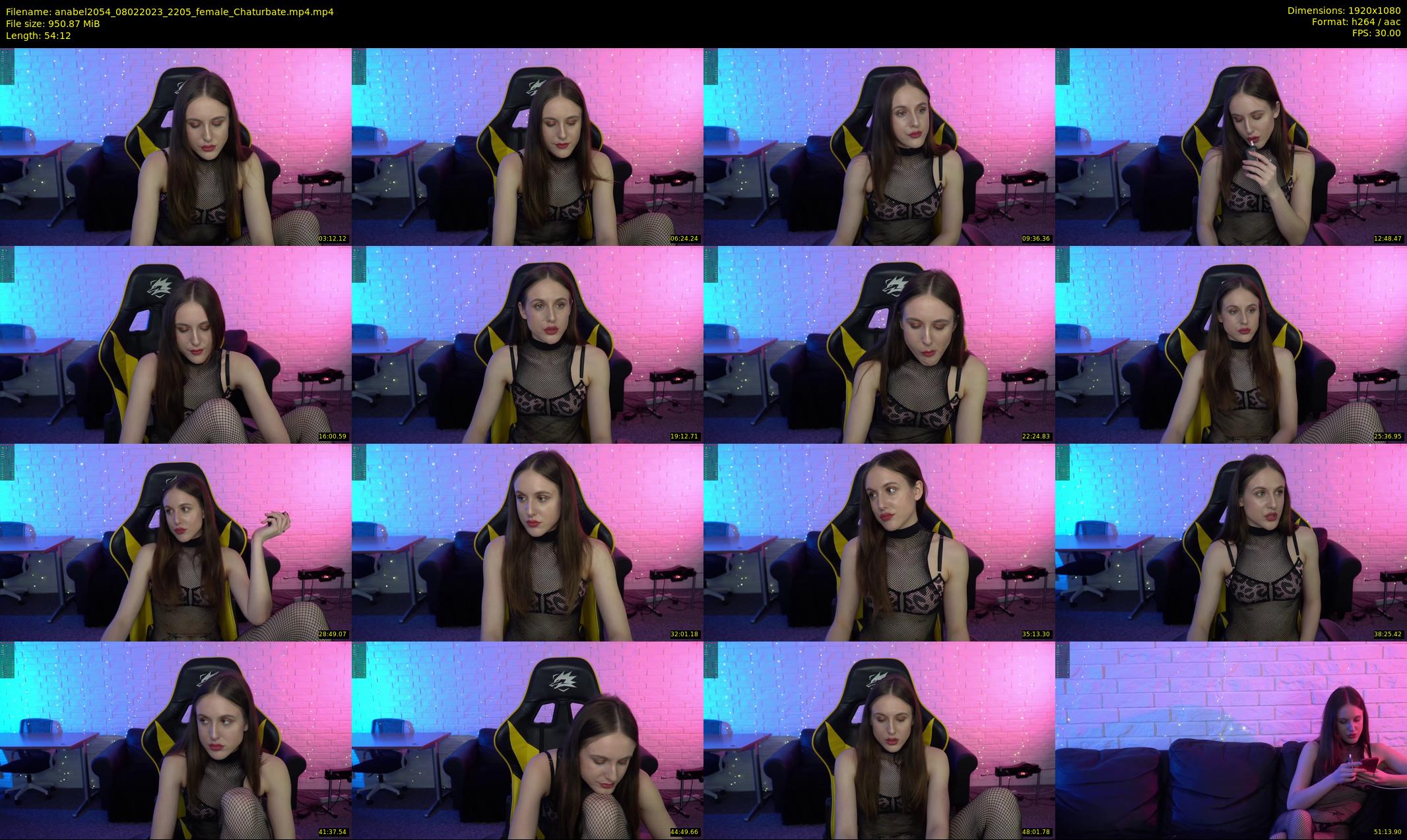 anabel2054 — 55 minute Chaturbate female cam show recording, 1080p, Feb 8, 2023