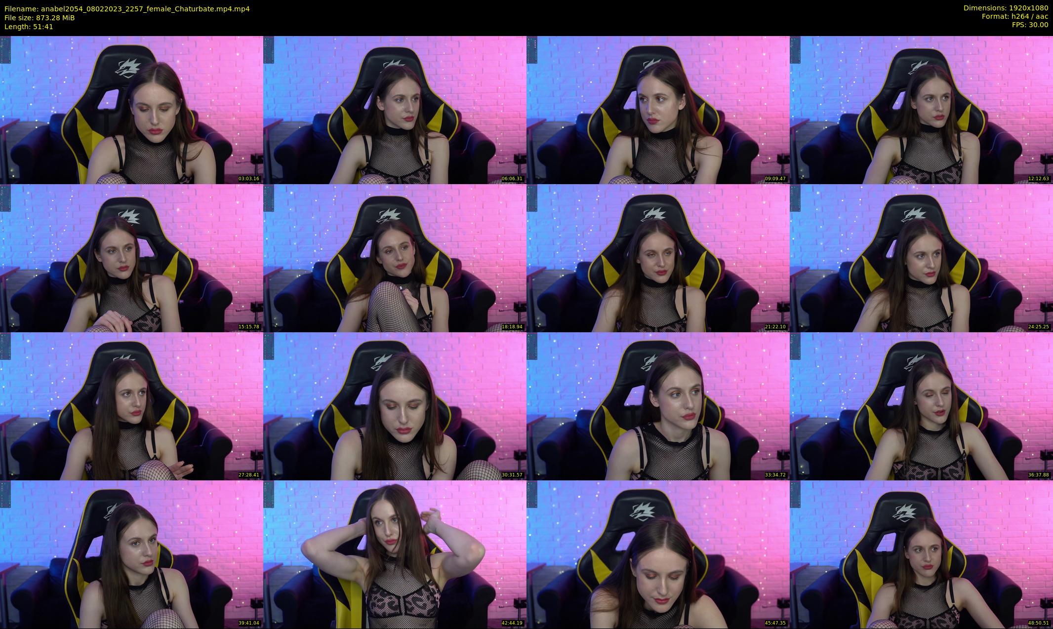 anabel2054 — 52 minute Chaturbate female cam show recording, 1080p, Feb 8, 2023