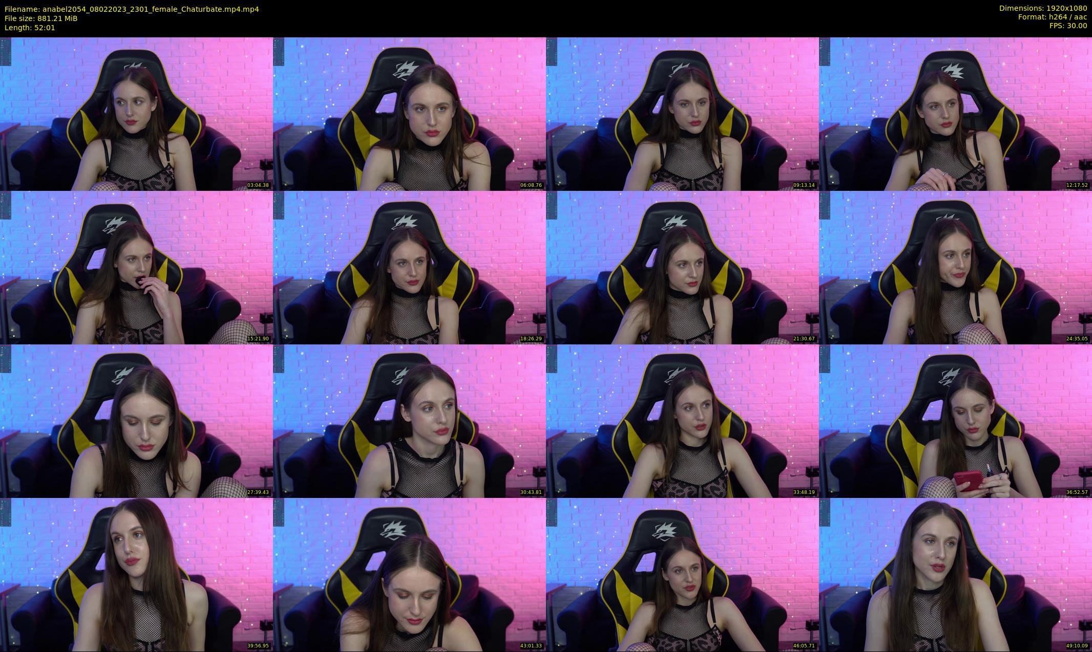 anabel2054 — 53 minute Chaturbate female cam show recording, 1080p, Feb 8, 2023