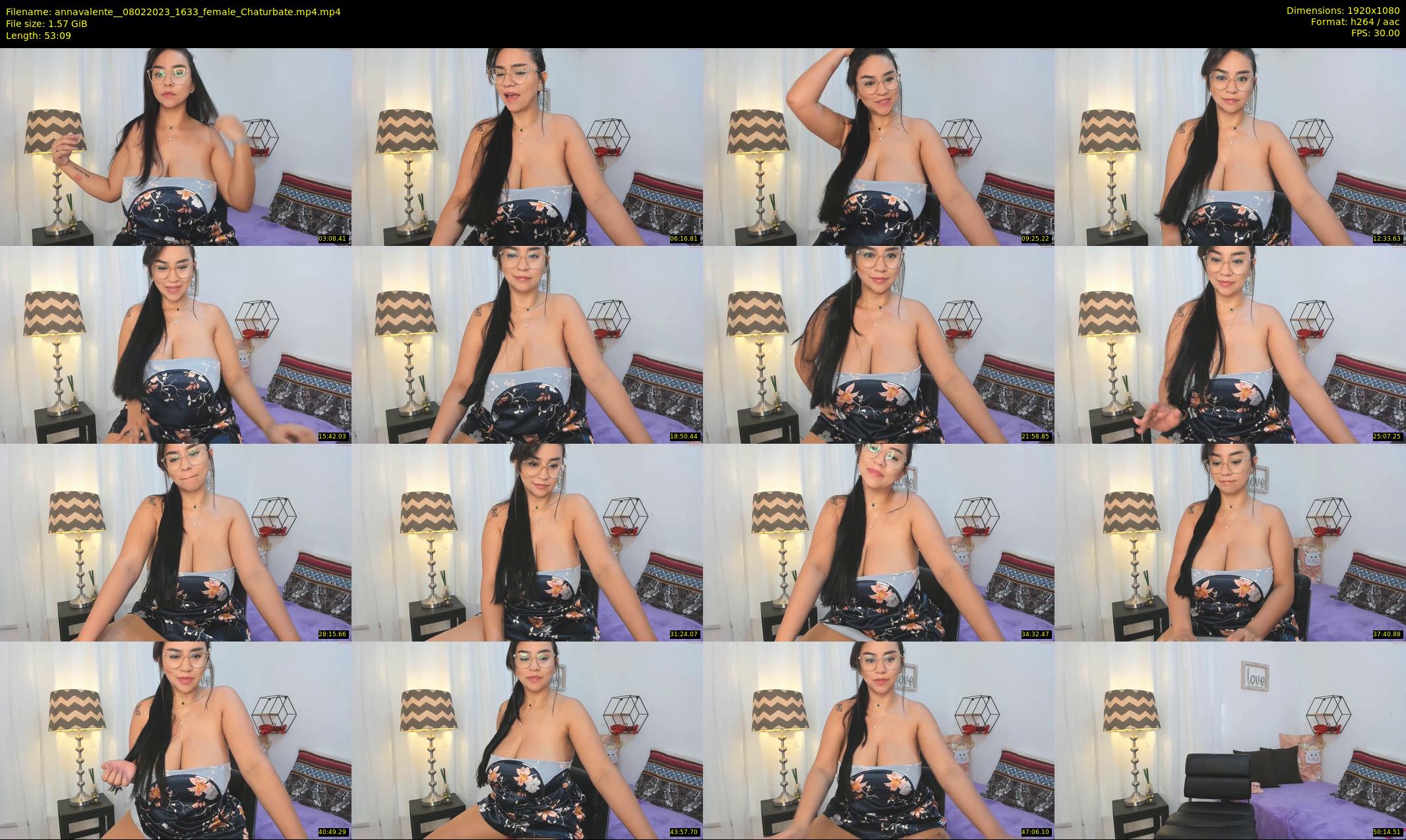 annavalente_ — 54 minute Chaturbate female cam show recording, 1080p, Feb 8, 2023