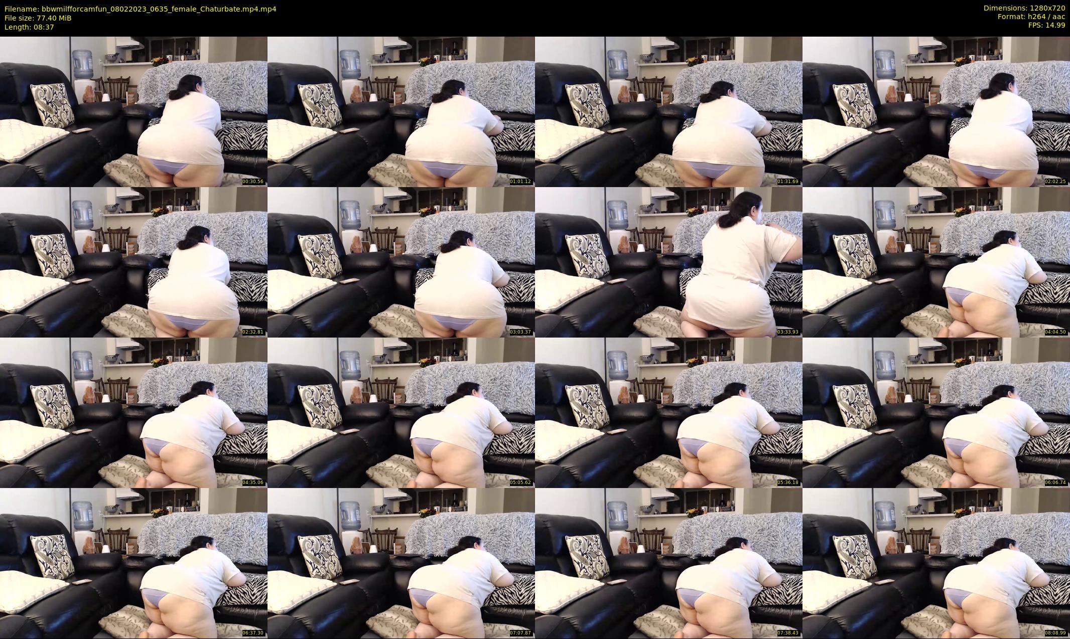 bbwmilfforcamfun — 9 minute Chaturbate female cam show recording, 720p, Feb 8, 2023