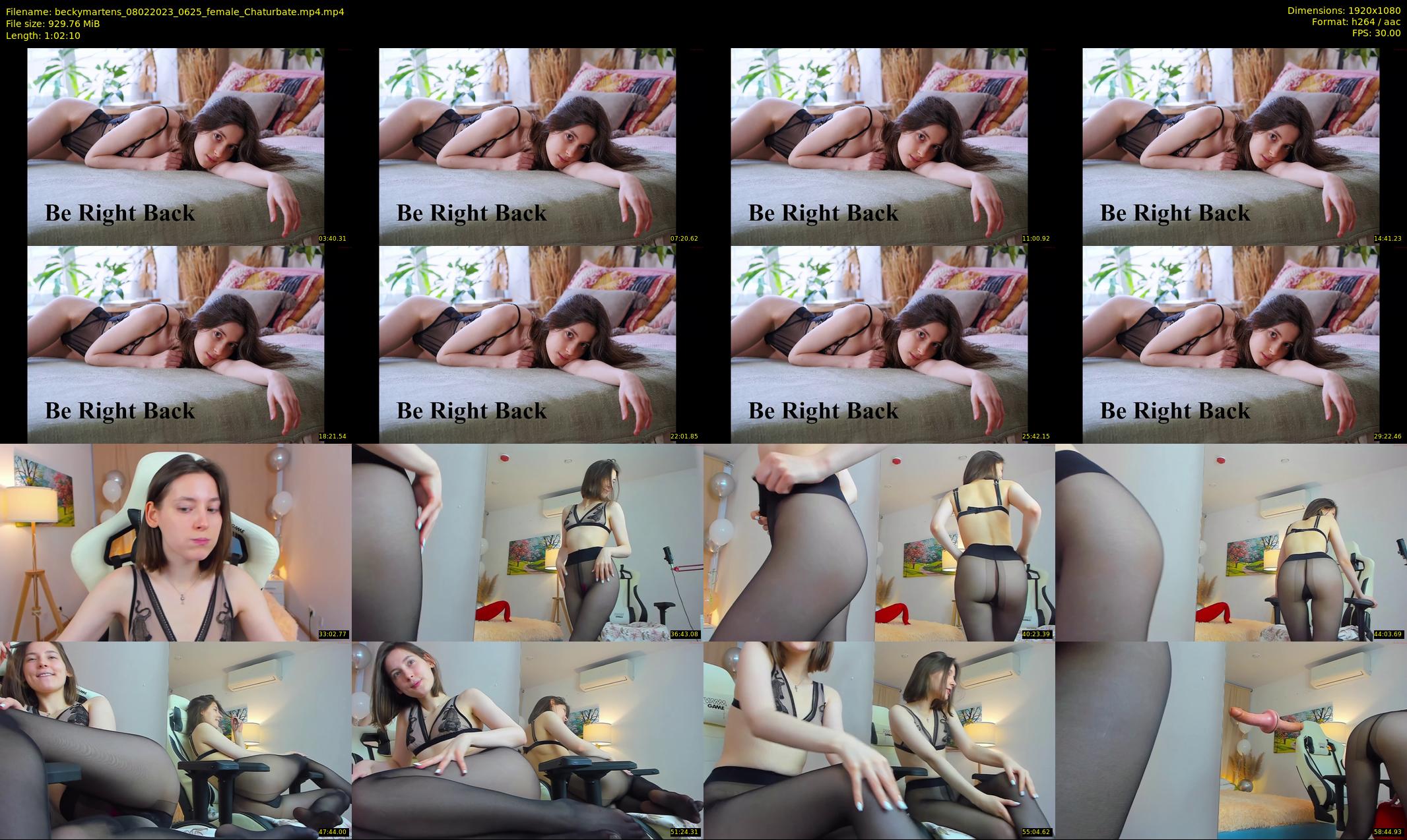 beckymartens — 63 minute Chaturbate female cam show recording, 1080p, Feb 8, 2023