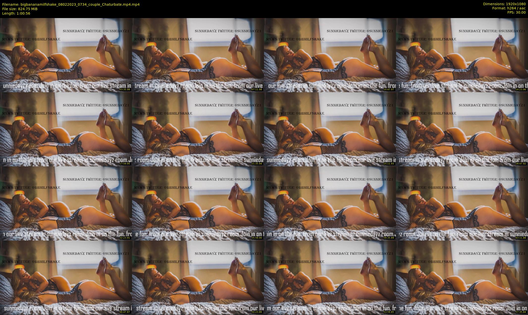 bigbananamilfshake — 61 minute Chaturbate couple cam show recording, 1080p, Feb 8, 2023