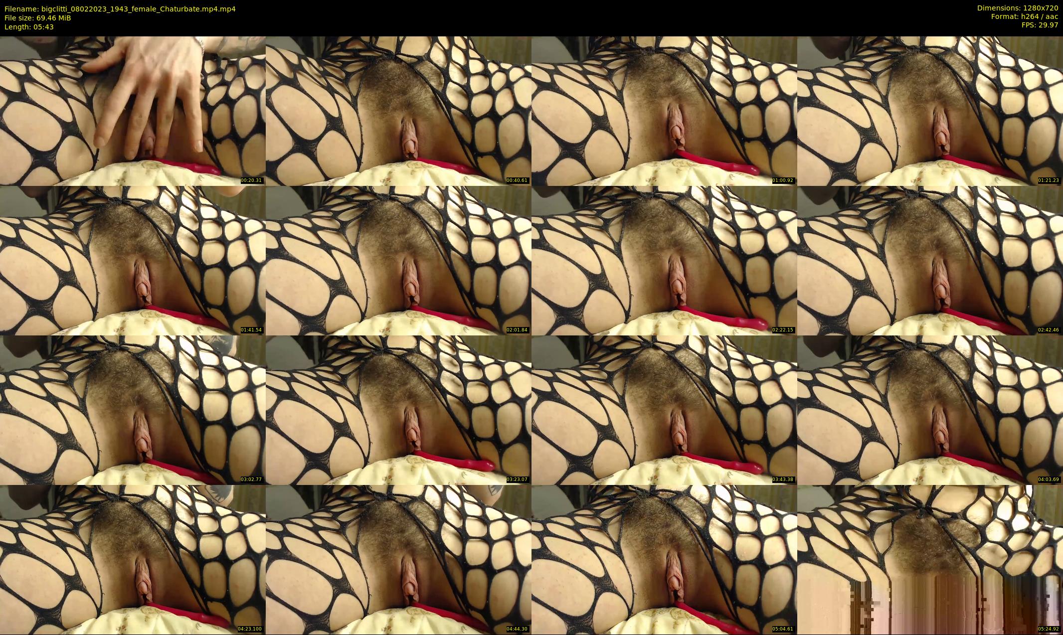 bigclitti — 6 minute Chaturbate female cam show recording, 720p, Feb 8, 2023