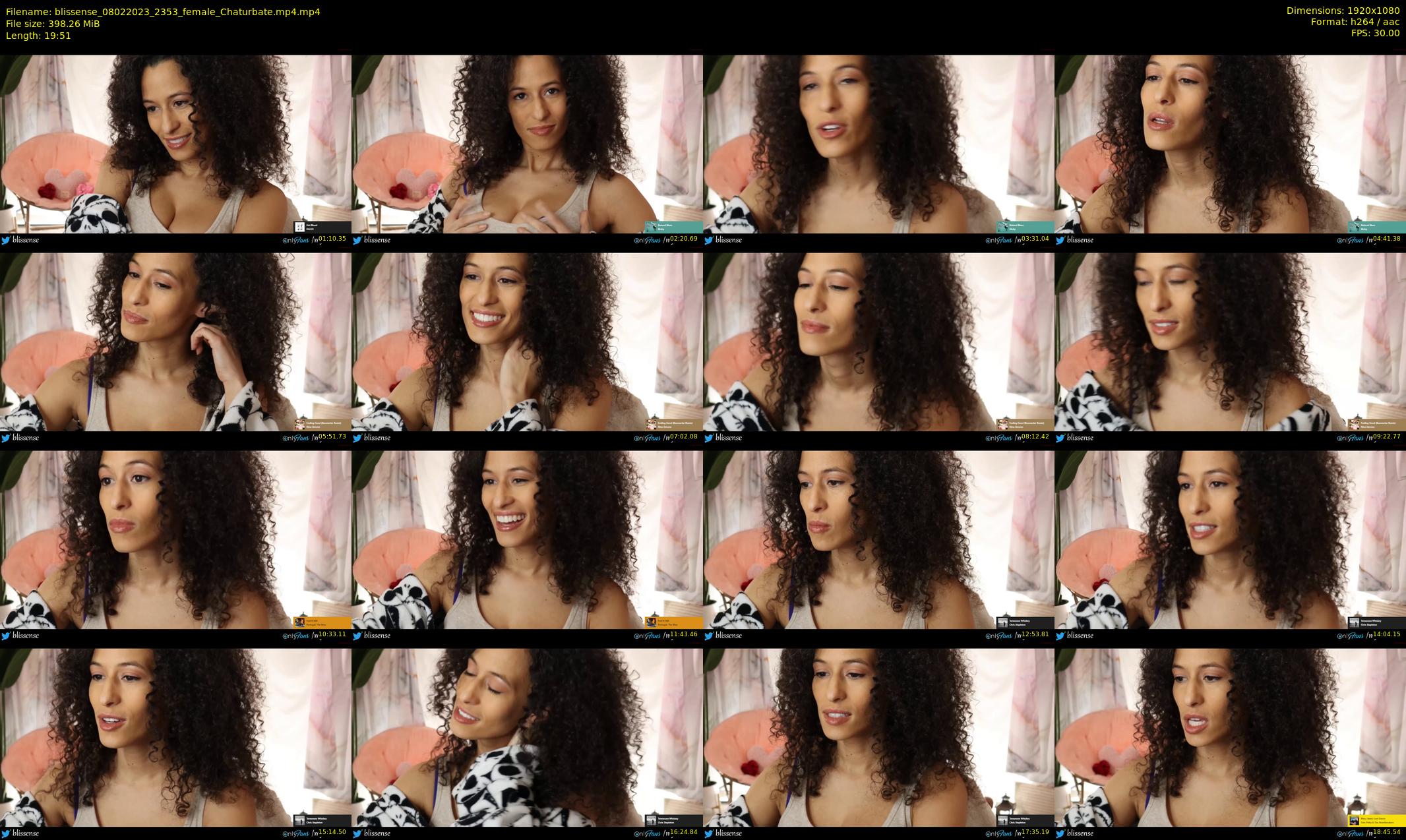 blissense — 20 minute Chaturbate female cam show recording, 1080p, Feb 8, 2023