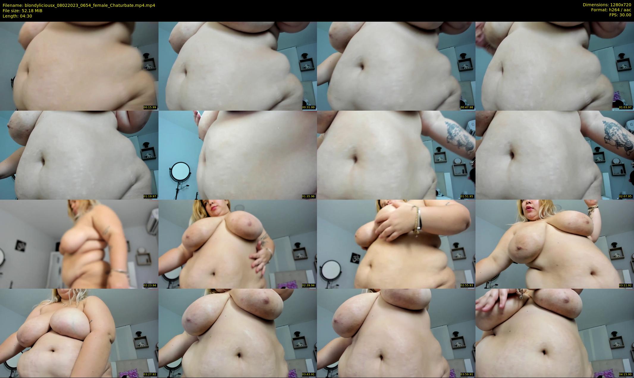 blondyliciousx — 5 minute Chaturbate female cam show recording, 720p, Feb 8, 2023