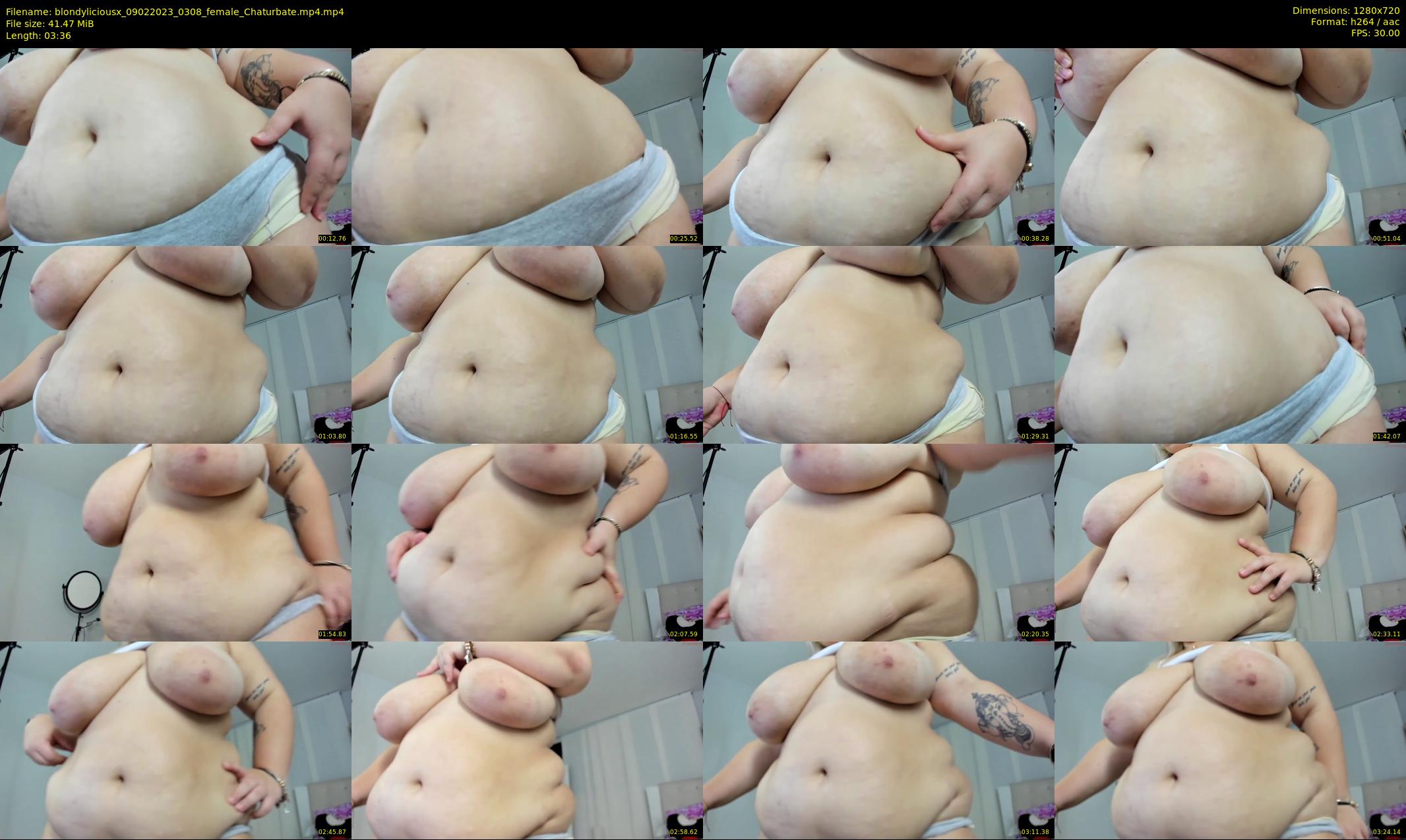 blondyliciousx — 4 minute Chaturbate female cam show recording, 720p, Feb 9, 2023