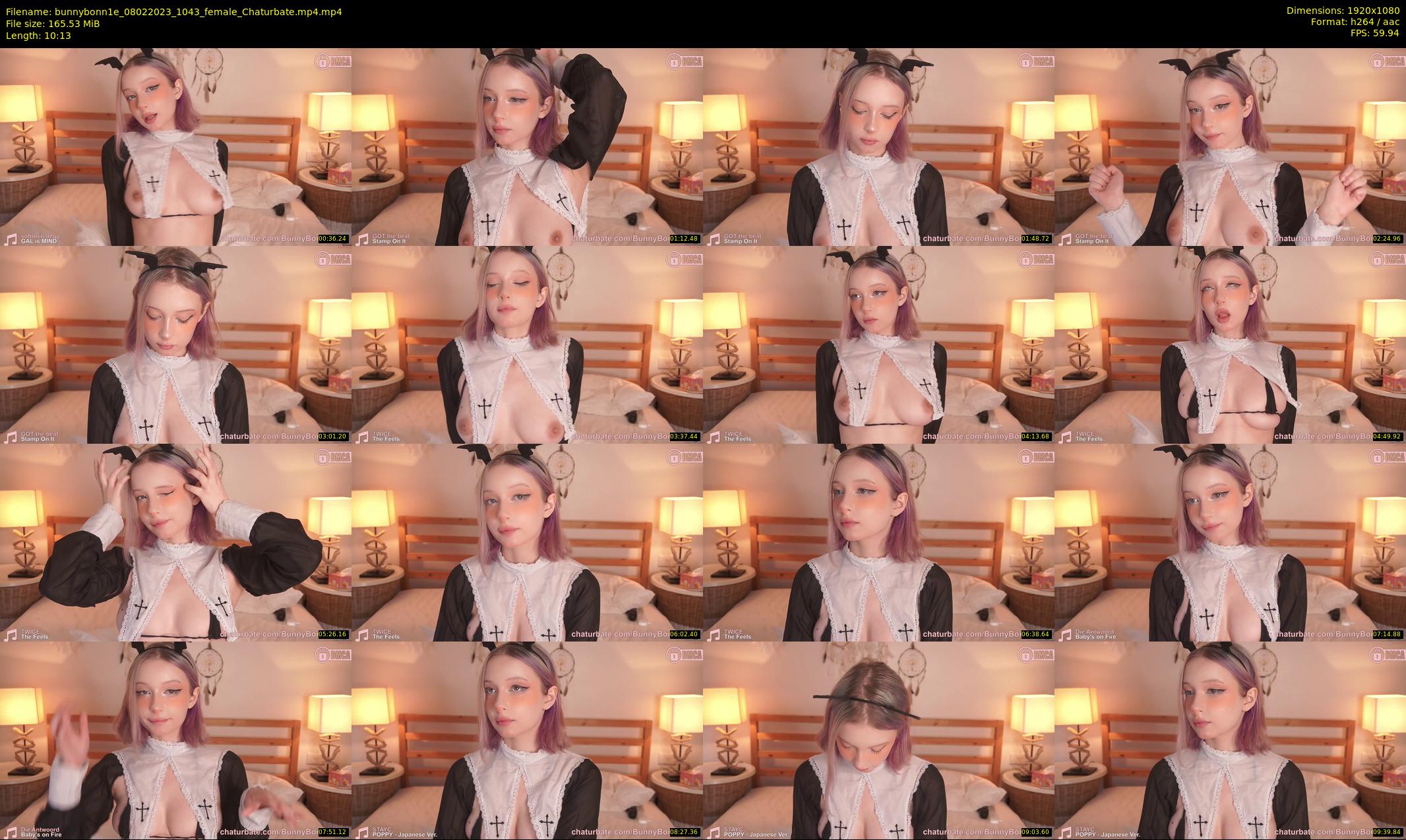 bunnybonn1e — 11 minute Chaturbate female cam show recording, 1080p, Feb 8, 2023