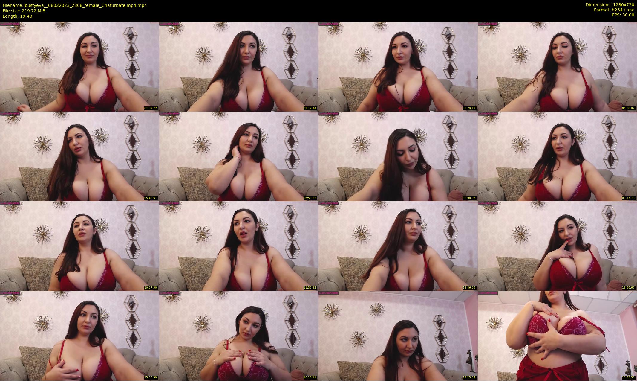 bustyeva_ — 20 minute Chaturbate female cam show recording, 720p, Feb 8, 2023