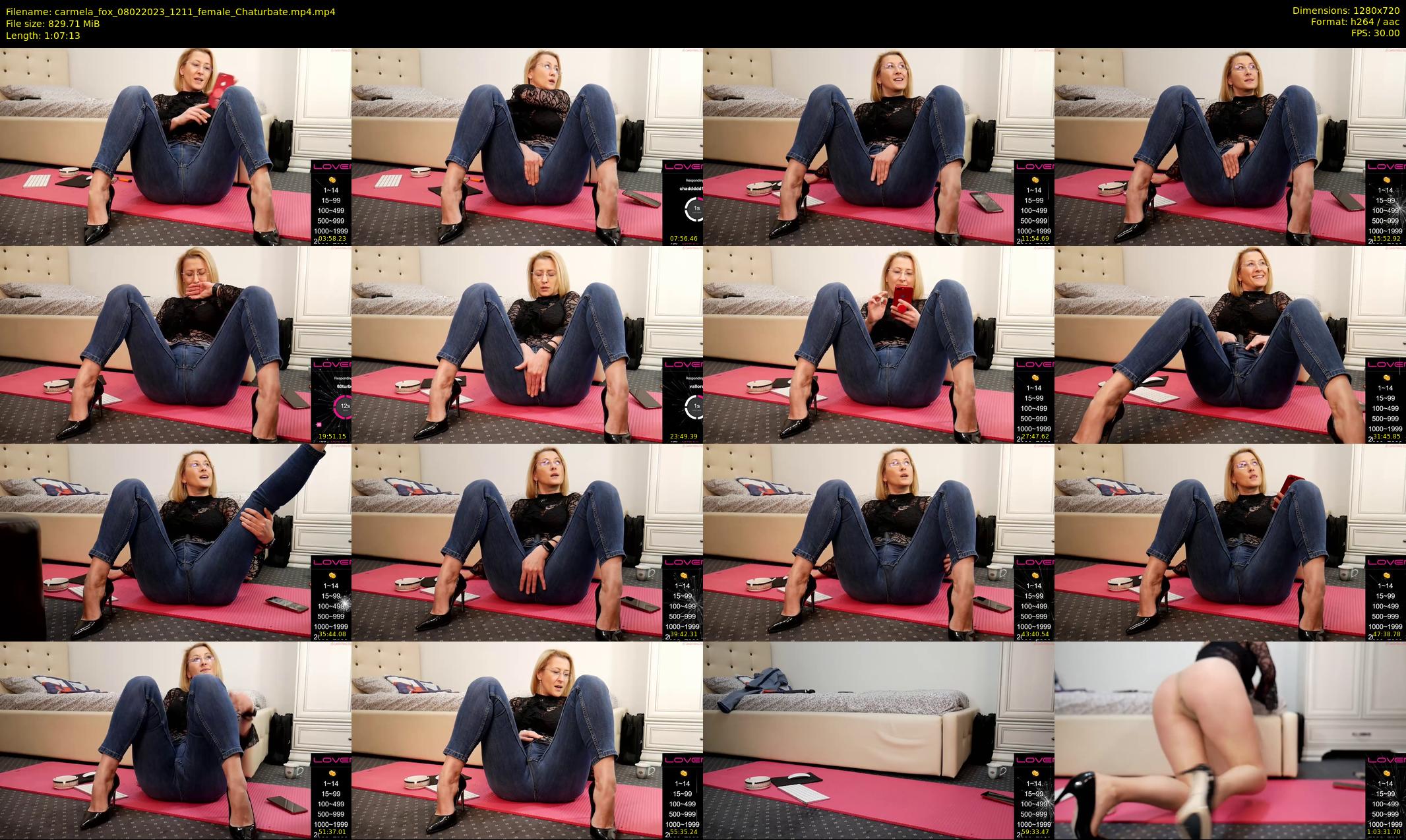 carmela_fox — 68 minute Chaturbate female cam show recording, 720p, Feb 8, 2023