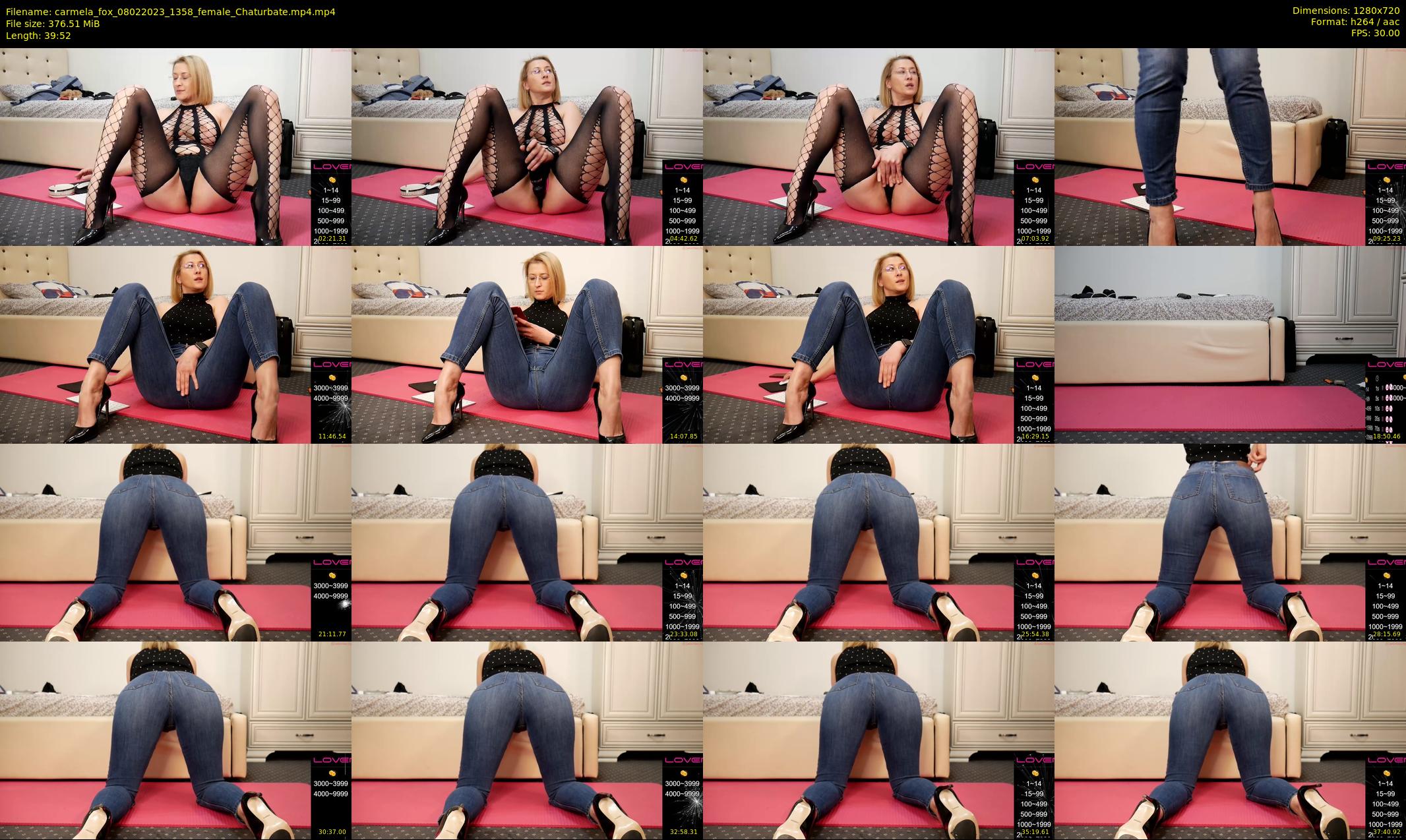 carmela_fox — 40 minute Chaturbate female cam show recording, 720p, Feb 8, 2023