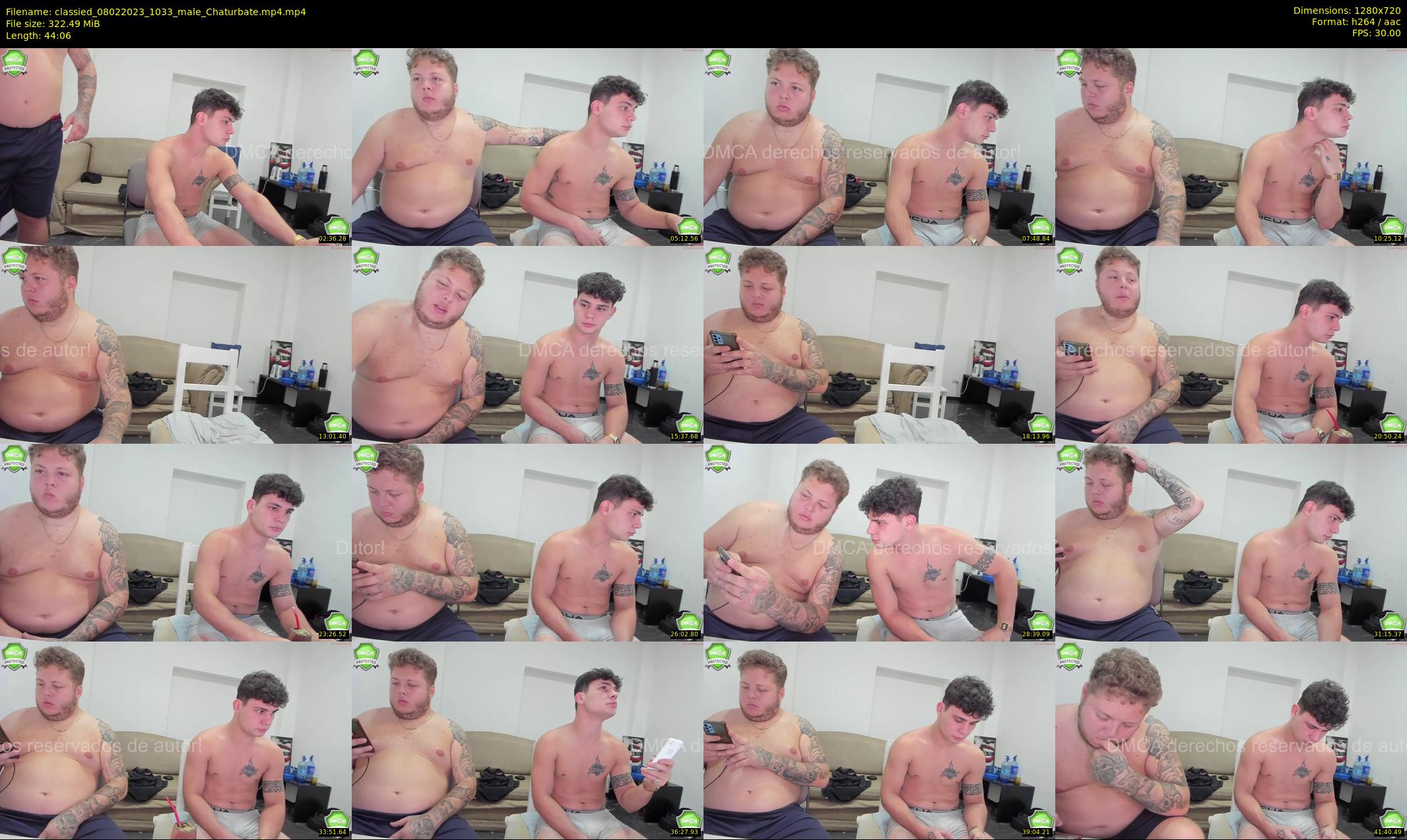 classied — 45 minute Chaturbate male cam show recording, 720p, Feb 8, 2023