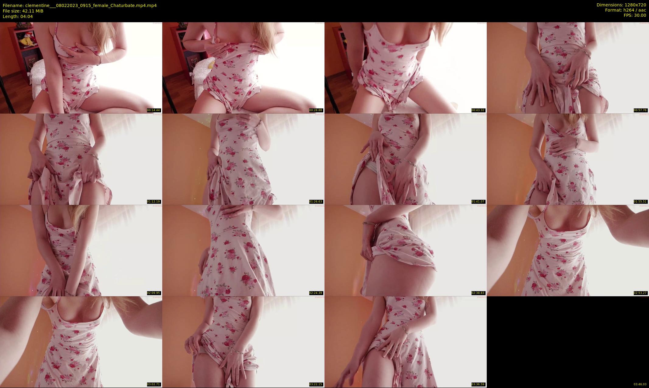clementine__ — 5 minute Chaturbate female cam show recording, 720p, Feb 8, 2023