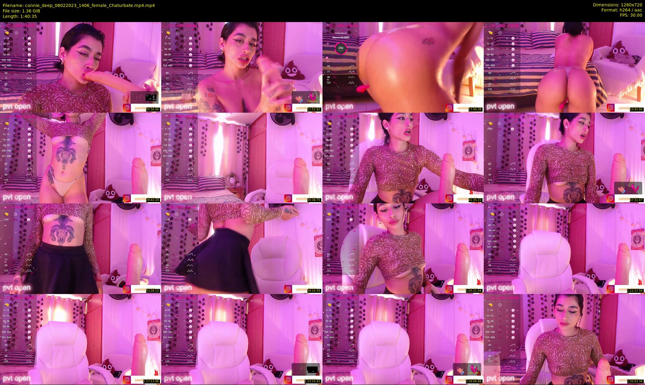 connie_deep — 101 minute Chaturbate female cam show recording, 720p, Feb 8, 2023