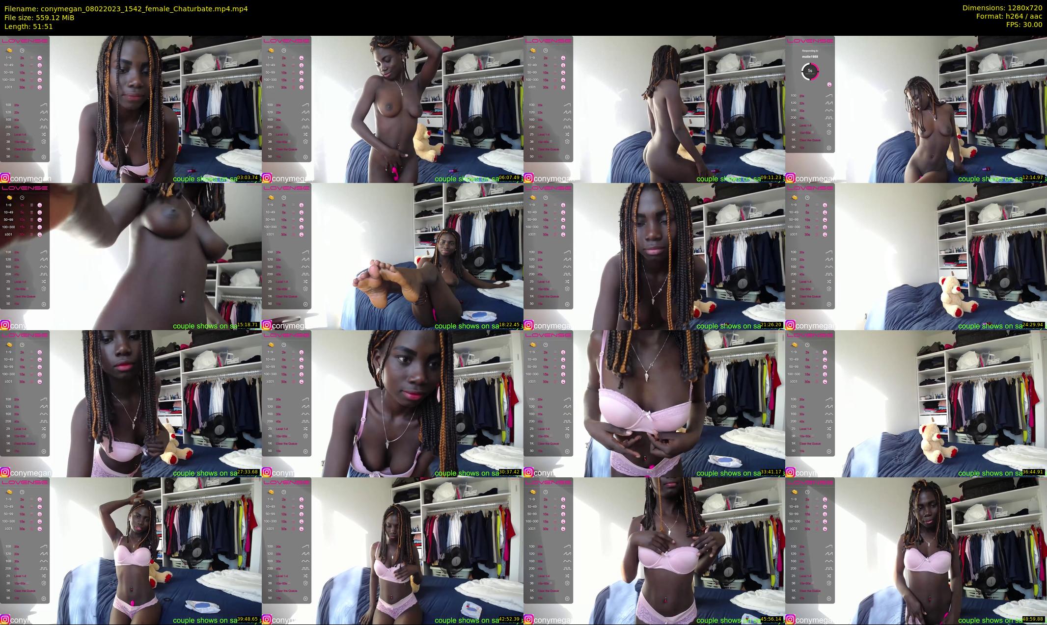 conymegan — 52 minute Chaturbate female cam show recording, 720p, Feb 8, 2023