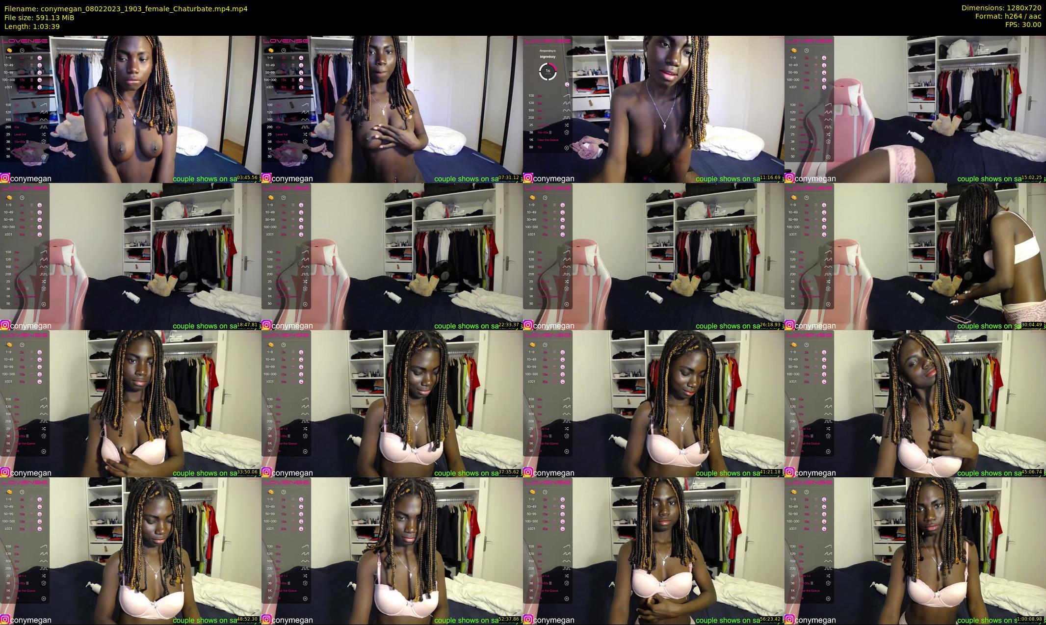 conymegan — 64 minute Chaturbate female cam show recording, 720p, Feb 8, 2023