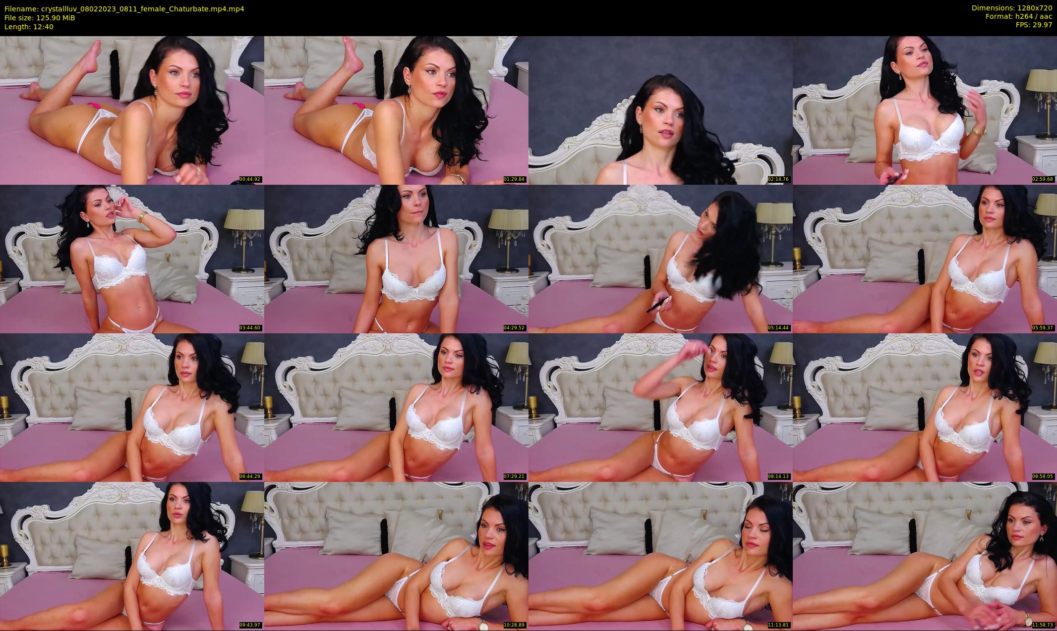 crystallluv — 13 minute Chaturbate female cam show recording, 720p, Feb 8, 2023
