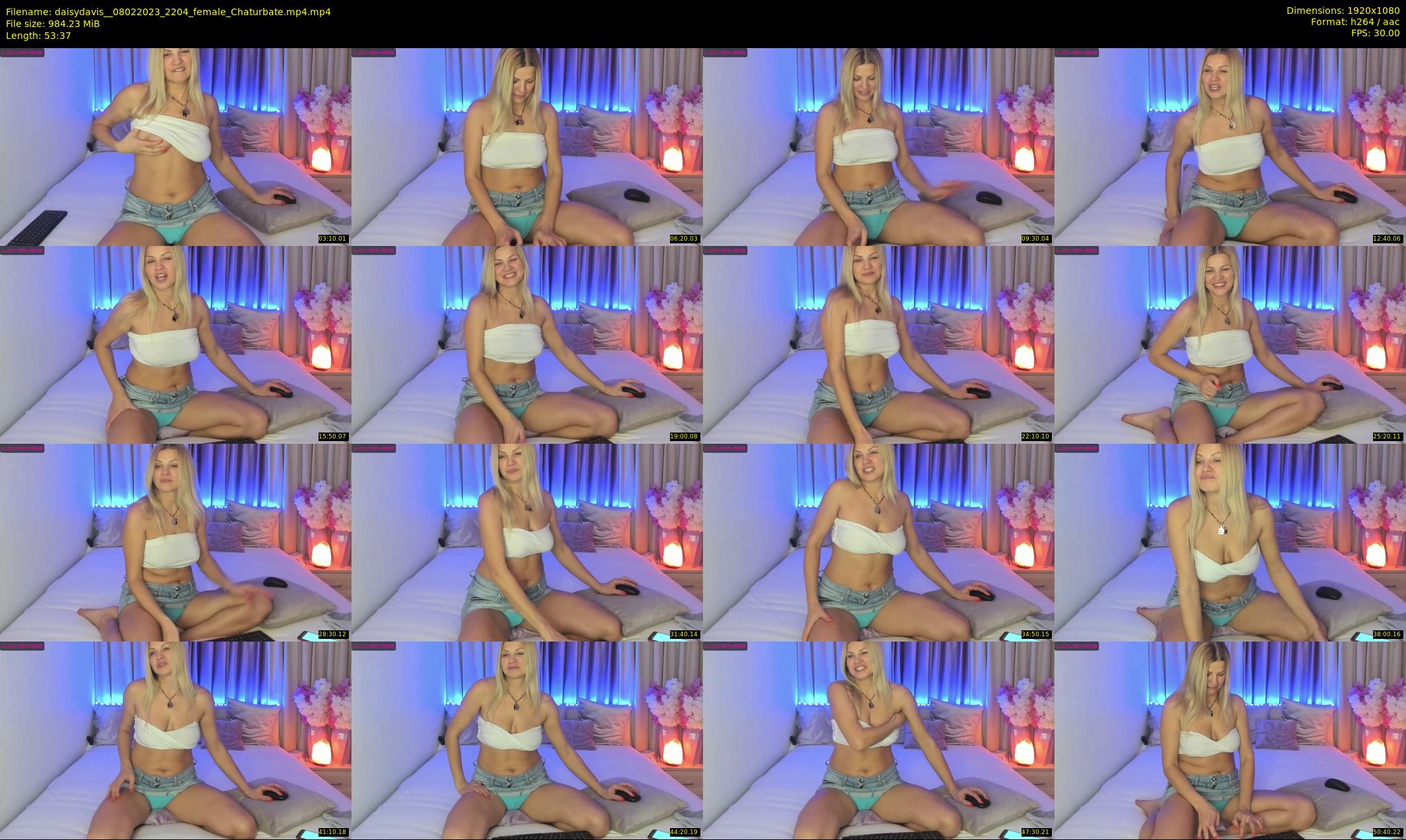 daisydavis_ — 54 minute Chaturbate female cam show recording, 1080p, Feb 8, 2023