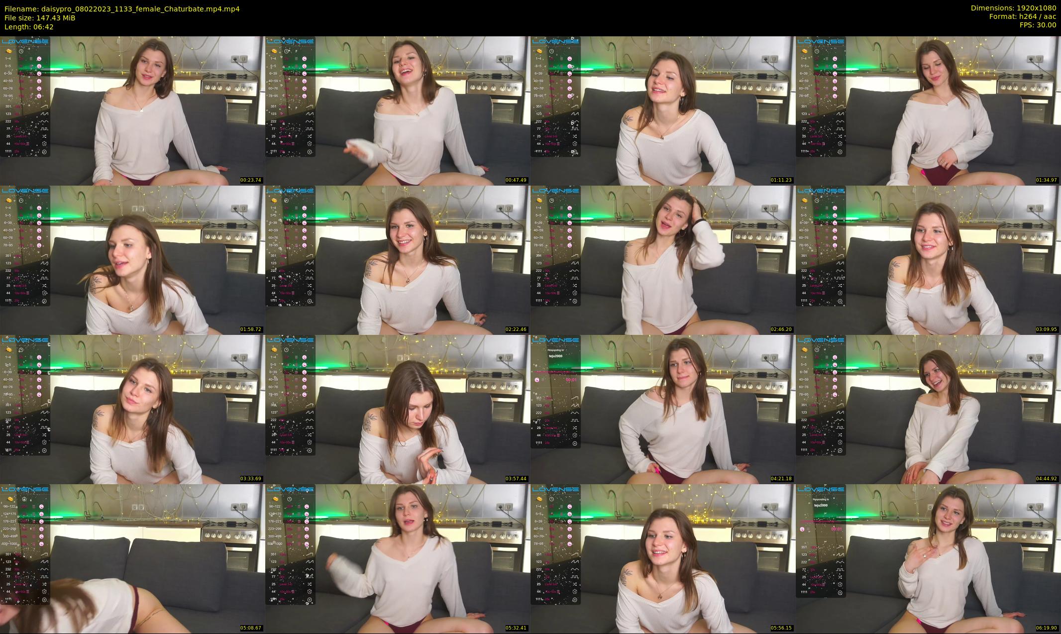 daisypro — 7 minute Chaturbate couple cam show recording, 1080p, Feb 8, 2023