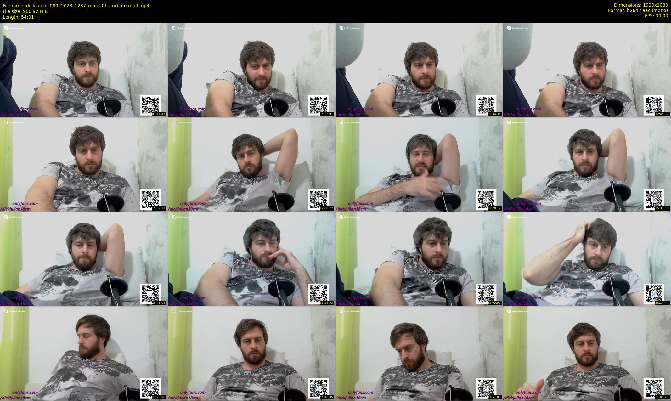 dickjulian — 55 minute Chaturbate male cam show recording, 1080p, Feb 8, 2023