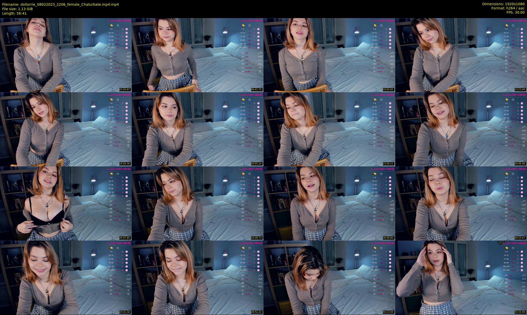 dollorrie — 57 minute Chaturbate couple cam show recording, 1080p, Feb 8, 2023