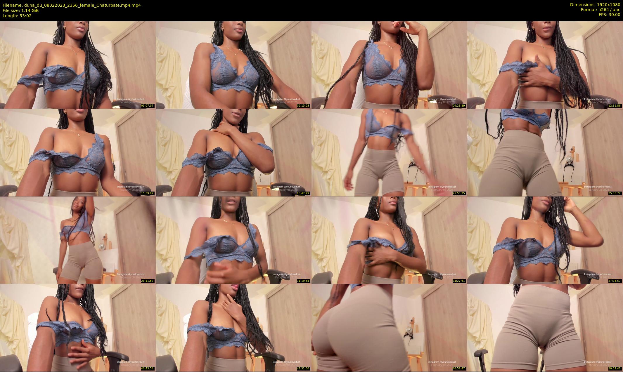 duna_du — 54 minute Chaturbate female cam show recording, 1080p, Feb 8, 2023