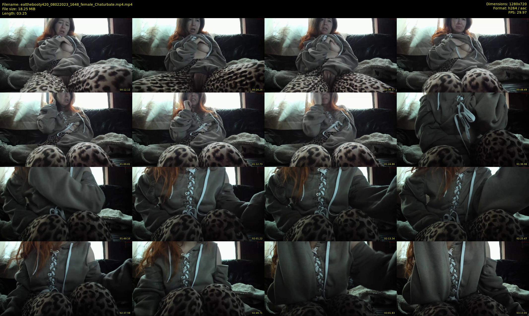 eatthebooty420 — 4 minute Chaturbate female cam show recording, 720p, Feb 8, 2023