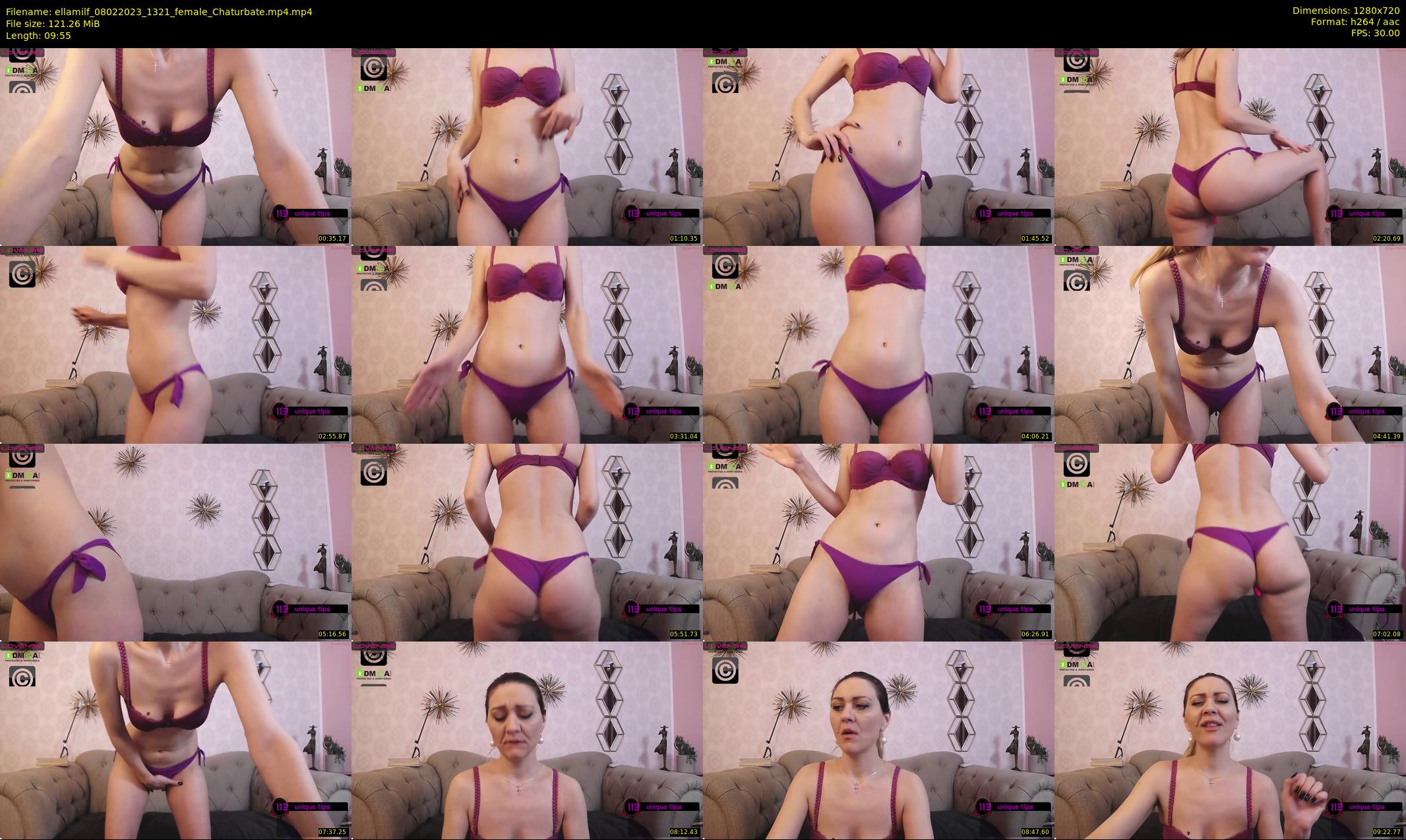 ellamilf — 10 minute Chaturbate female cam show recording, 720p, Feb 8, 2023
