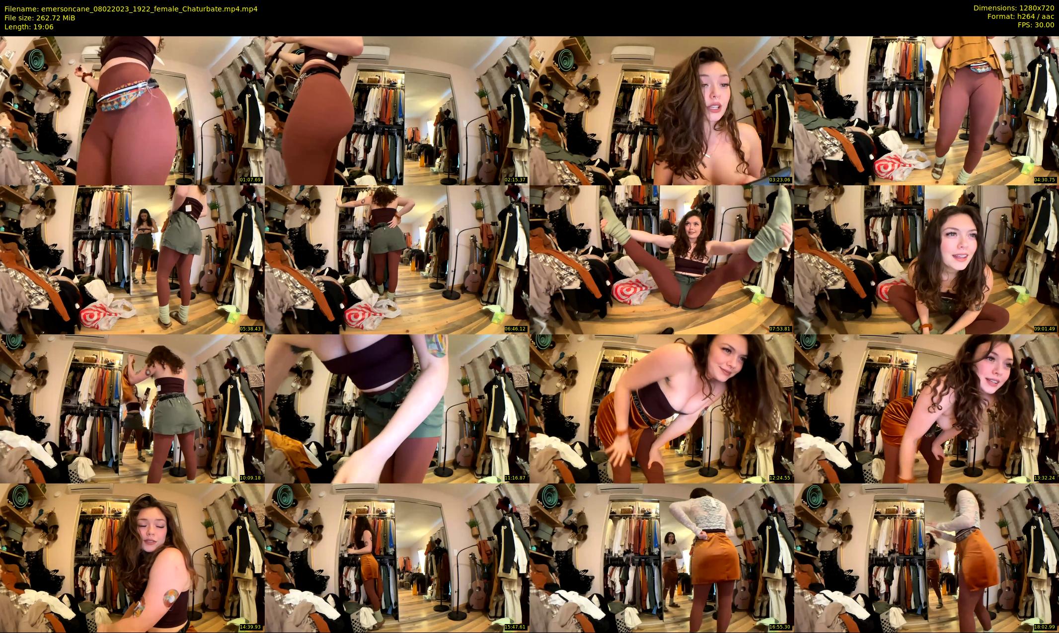 emersoncane — 20 minute Chaturbate female cam show recording, 720p, Feb 8, 2023