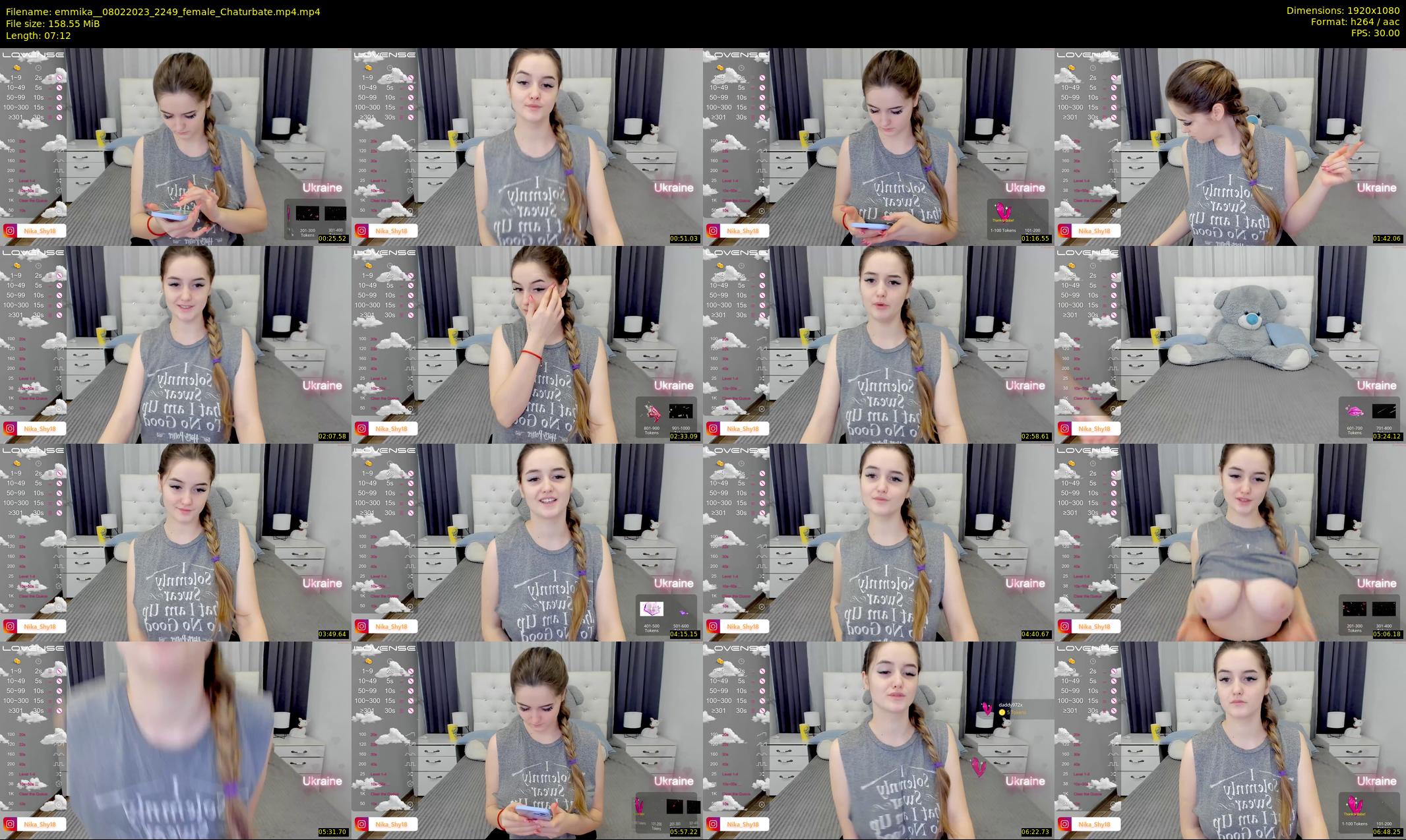 emmika_ — 8 minute Chaturbate female cam show recording, 1080p, Feb 8, 2023