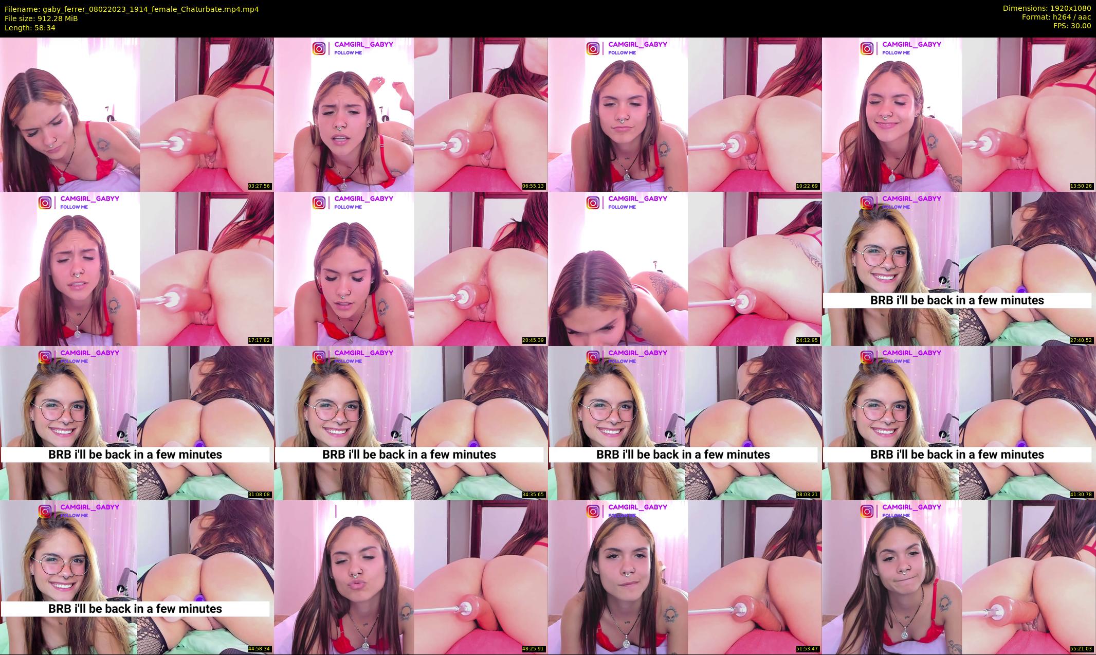 gaby_ferrer — 59 minute Chaturbate female cam show recording, 1080p, Feb 8, 2023