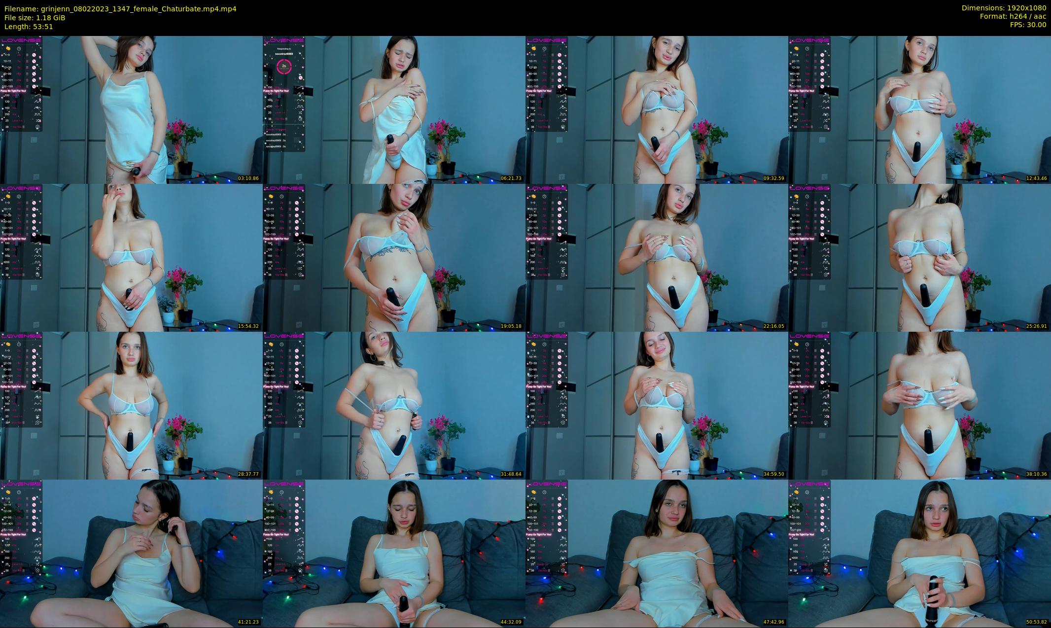 grinjenn — 54 minute Chaturbate female cam show recording, 1080p, Feb 8, 2023